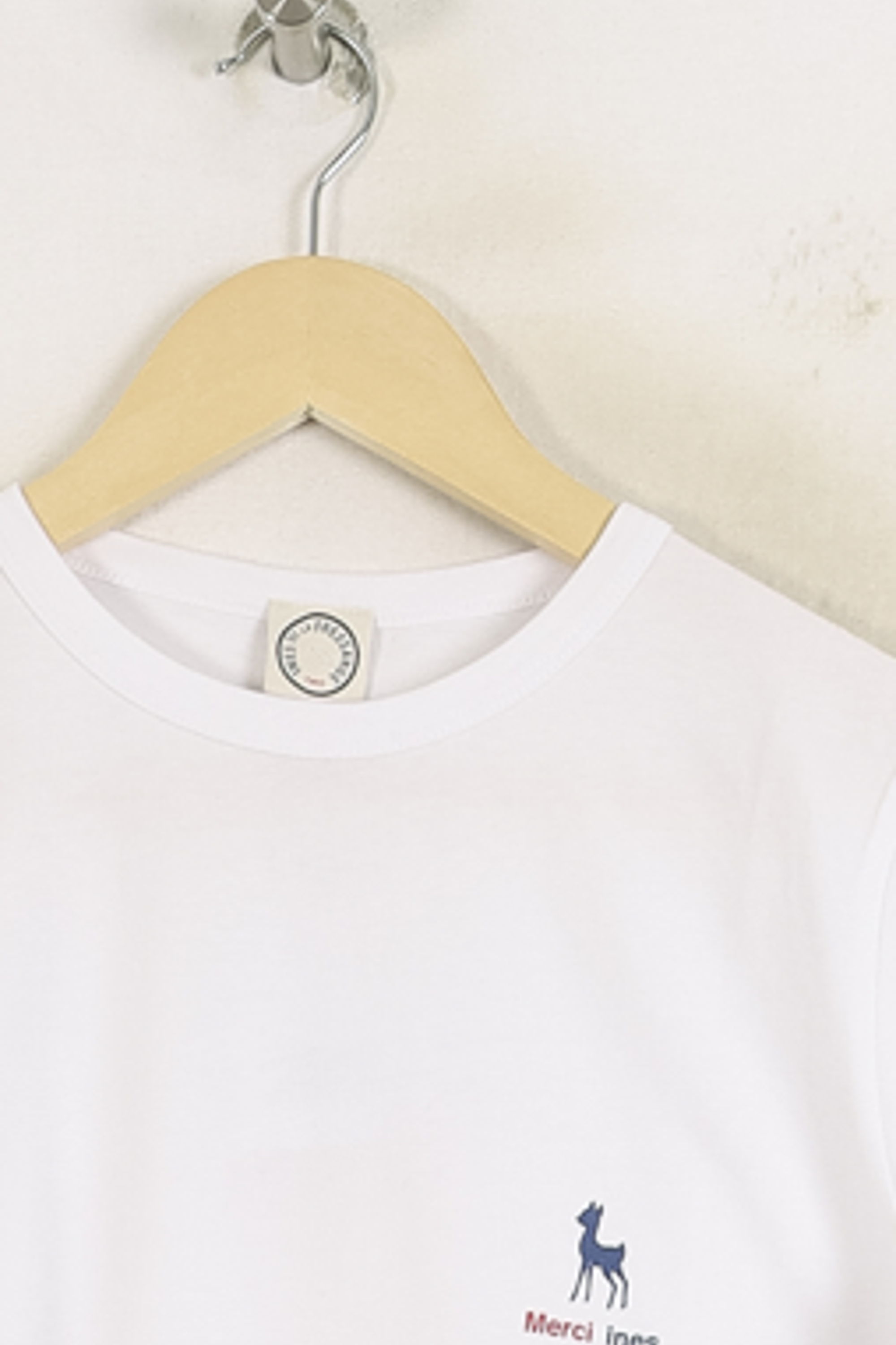 Tommy Badge T-shirt INES DE LA FRESSANGE - Seconde main White