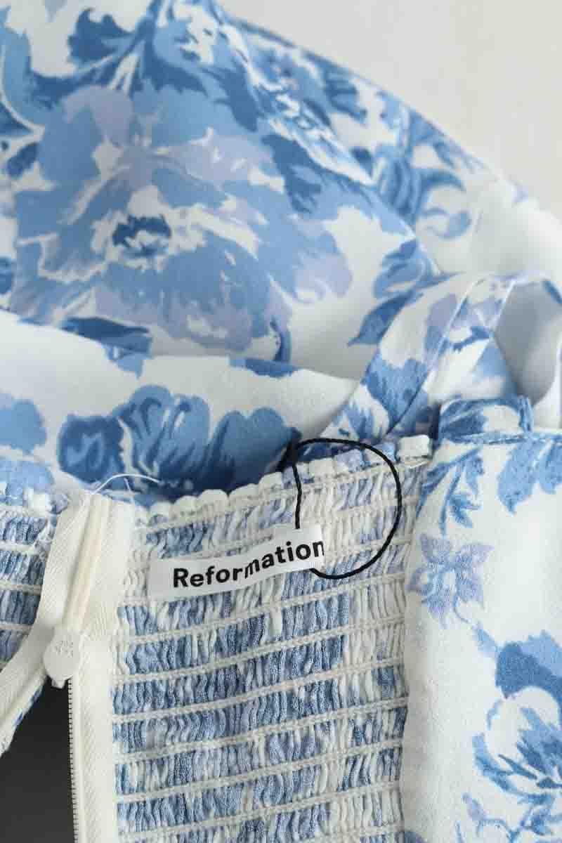 Azawood sleeveless top REFORMATION - Seconde Main Blue