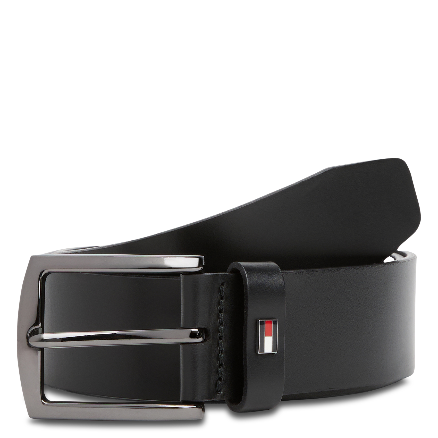 Plain leather belt with buckle TOMMY HILFIGER