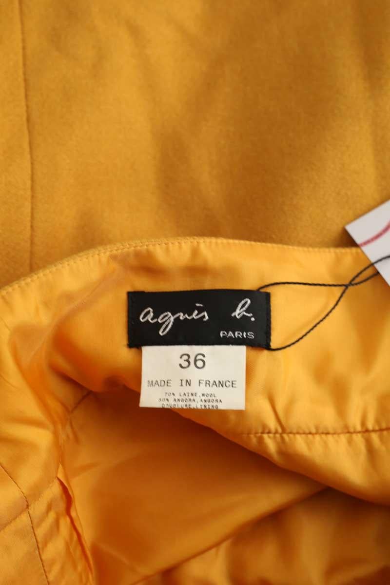 Mini skirt AGNES B. - Seconde Main Yellow