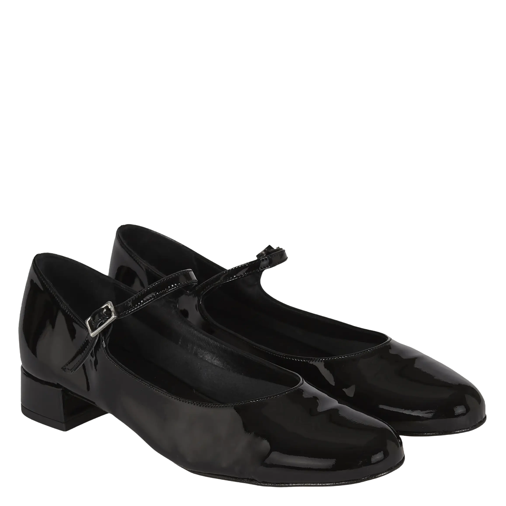 Ballerines en cuir AUGUSTA Noir