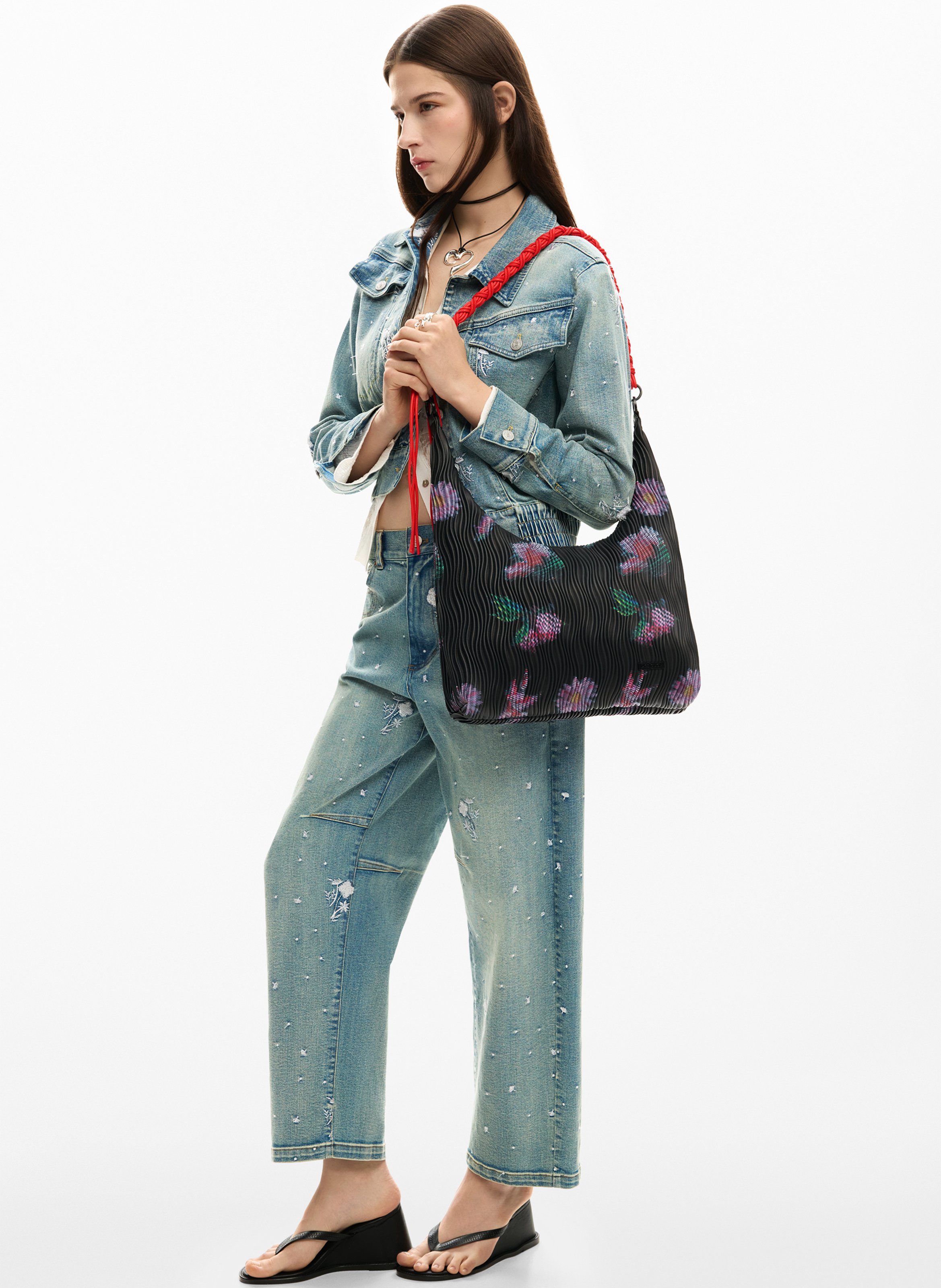 Sac porté épaule DESIGUAL Noir