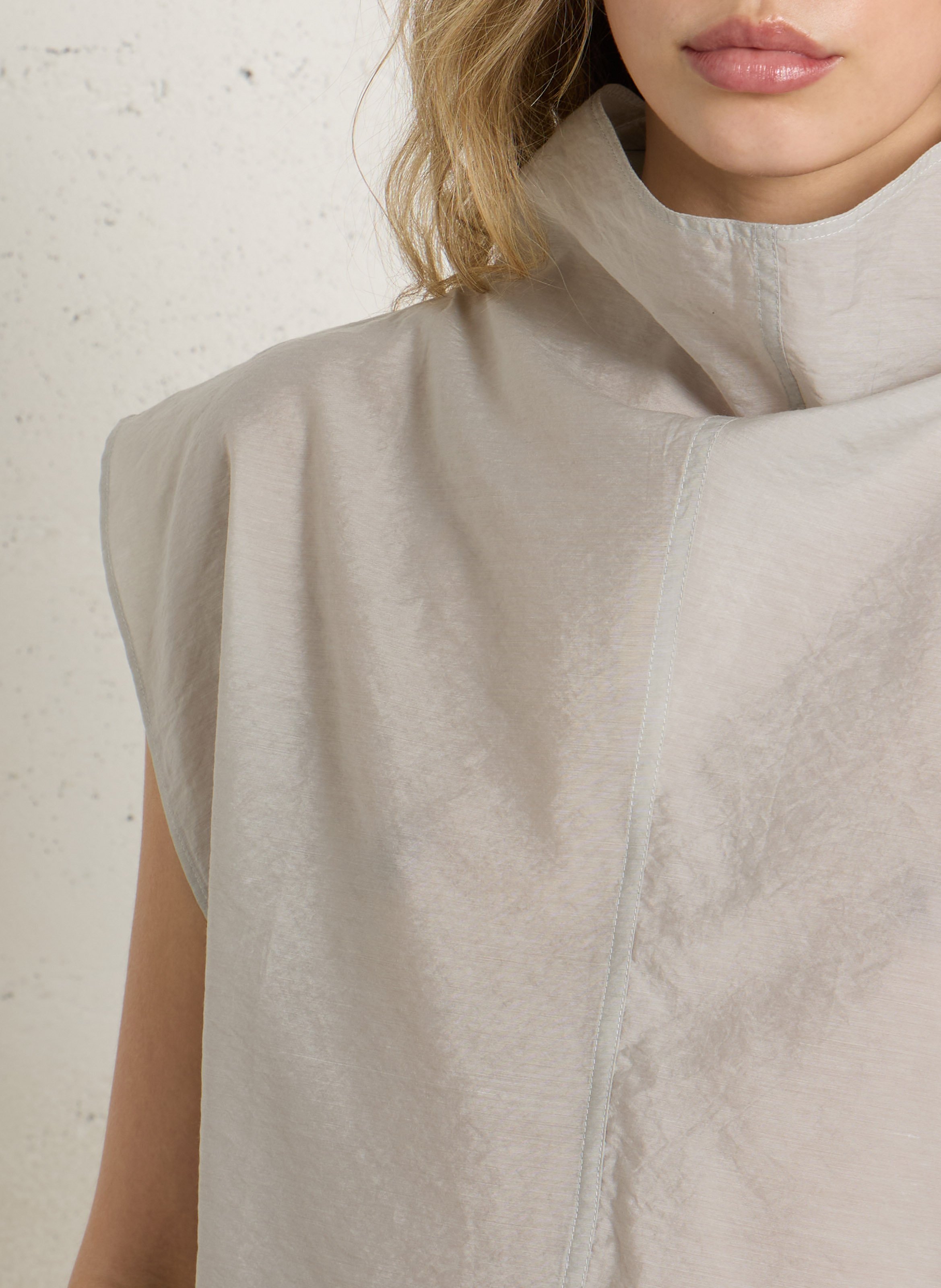 Top ample col montant SOEUR Gris