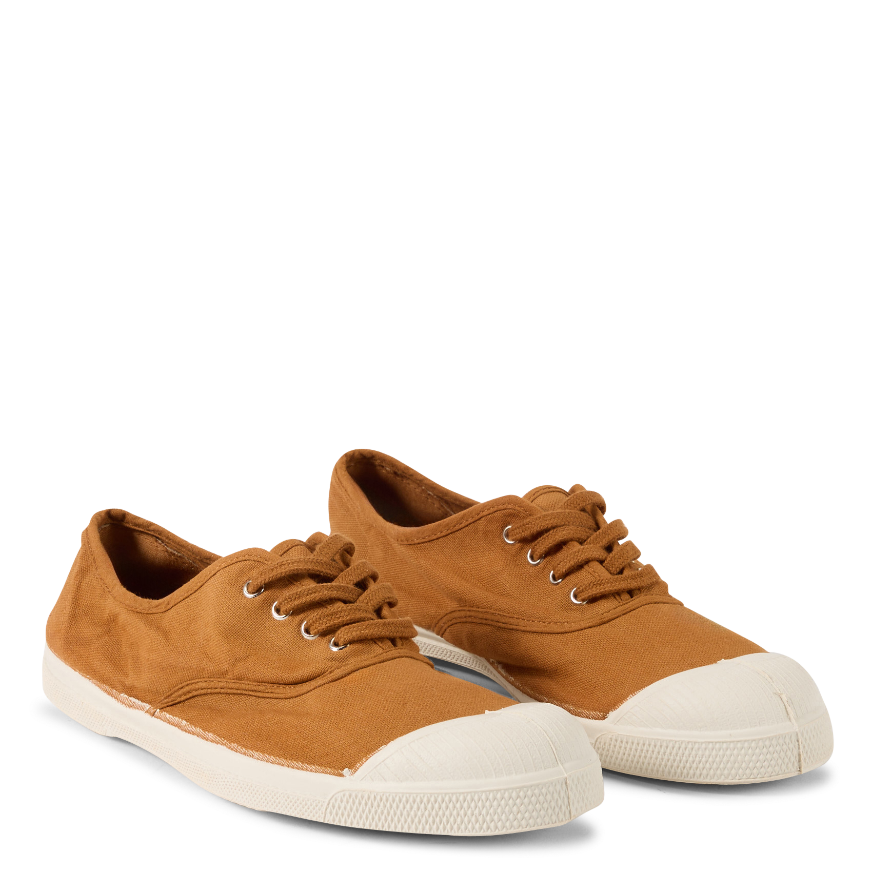 Lage, katoenen sneakers BENSIMON Geel