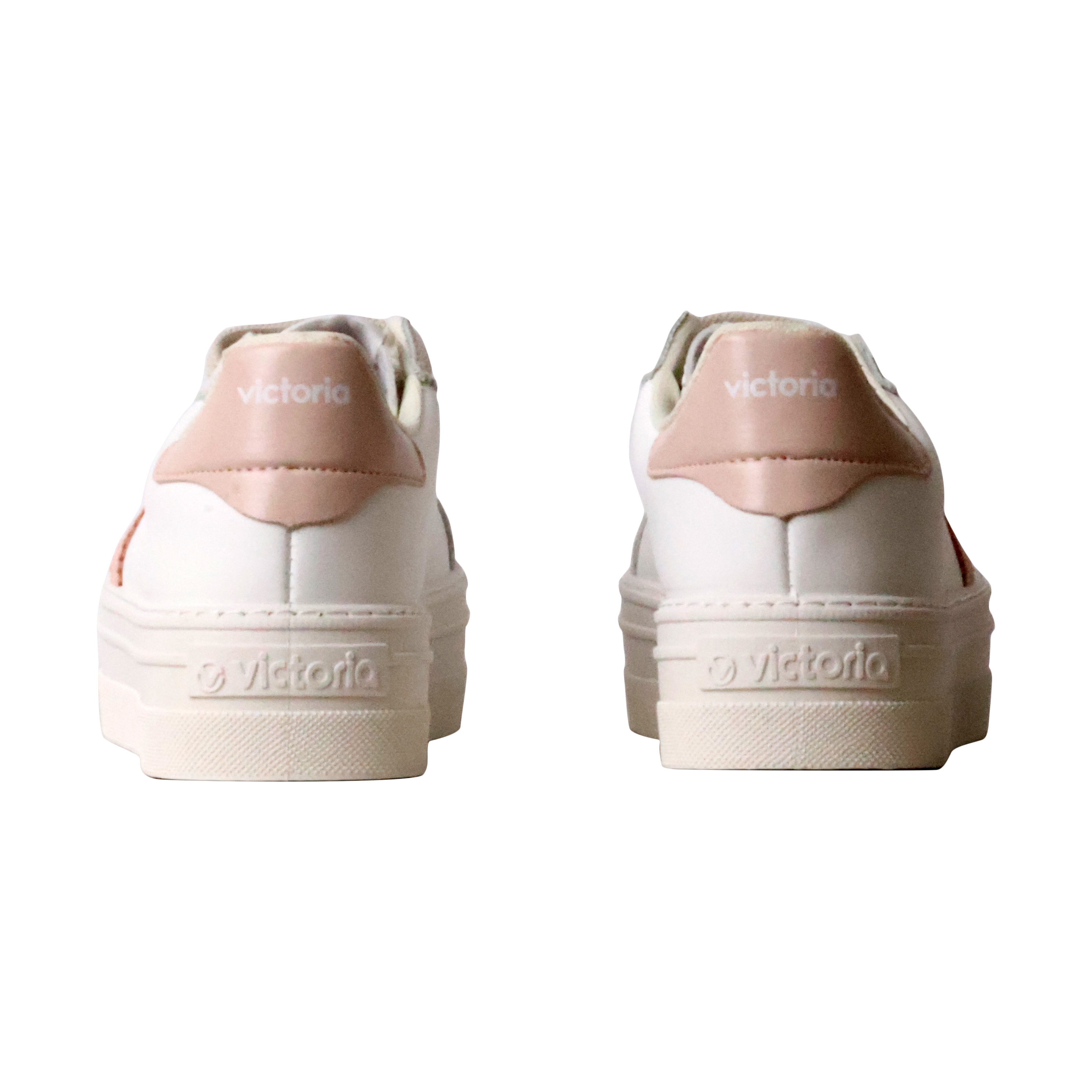 Leather trainers VICTORIA Beige