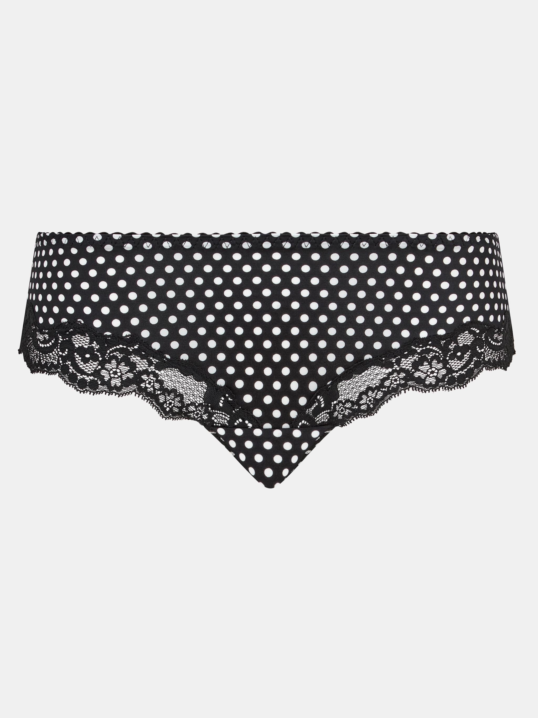 Lace boy shorts CHANTELLE PULP Black