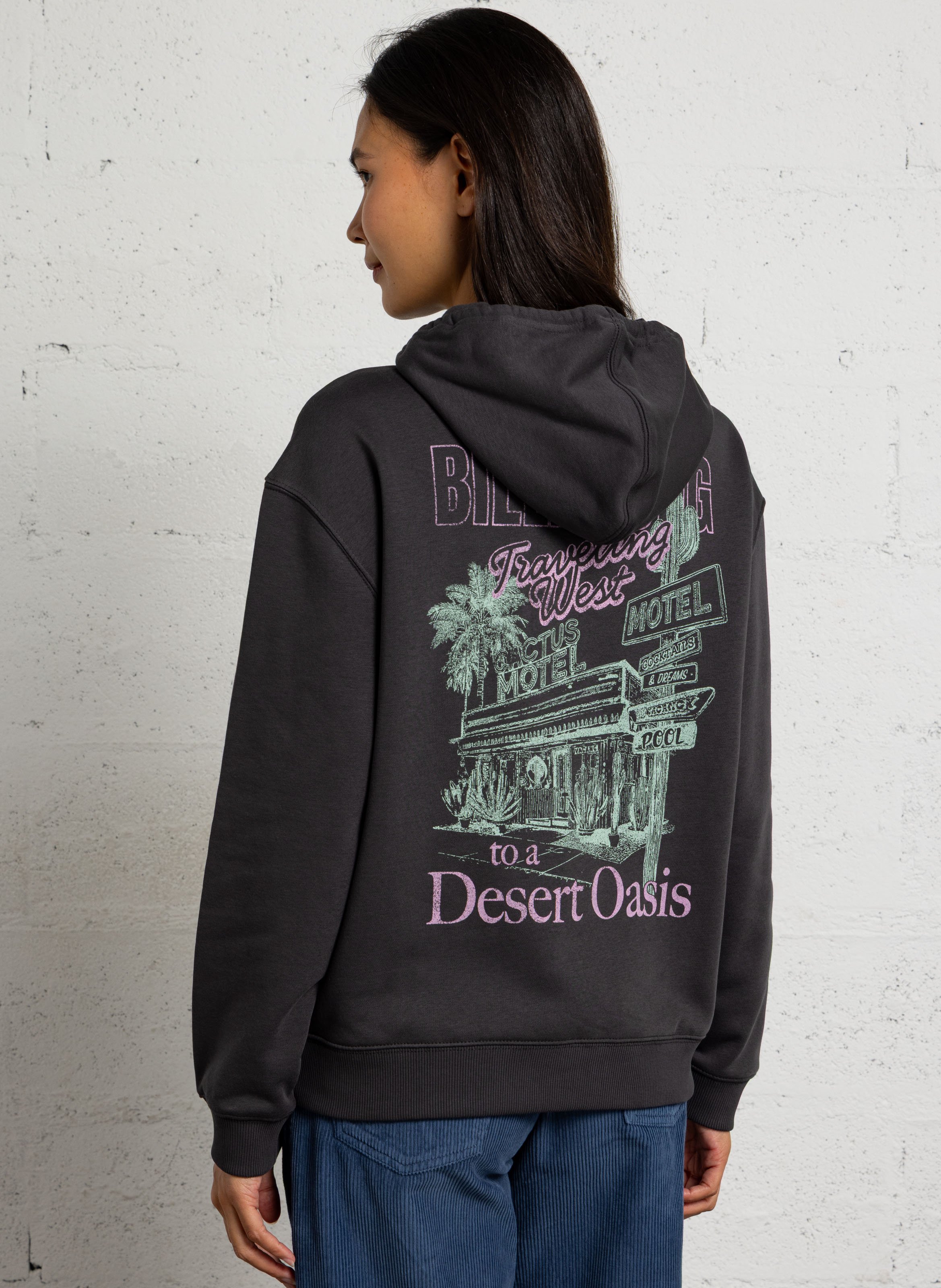 Oversized hoodie BILLABONG Black