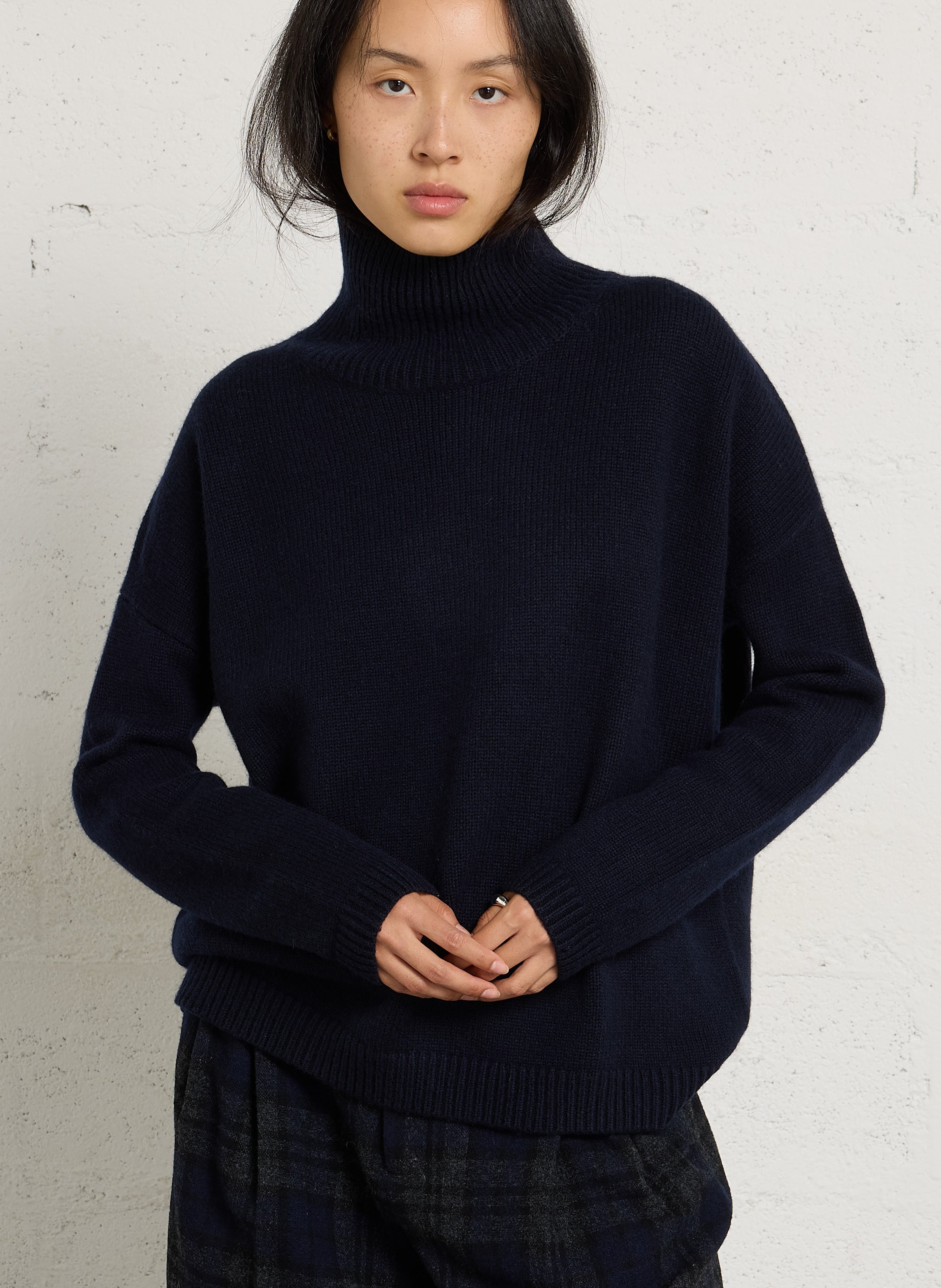Loose-fit wool-blend sweater with high neck BELLEROSE