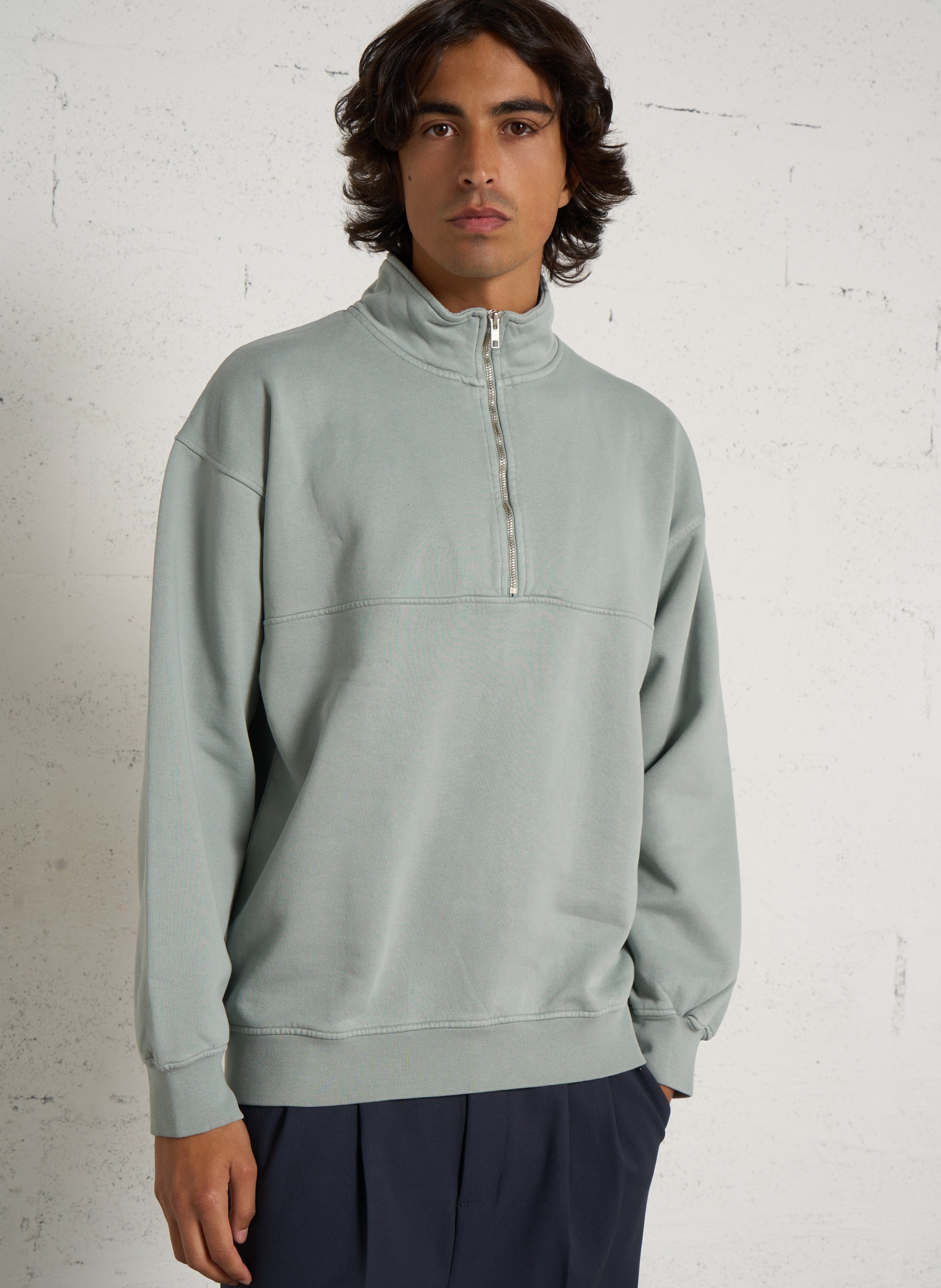 SWEATSHIRT COLORFUL STANDARD Blau