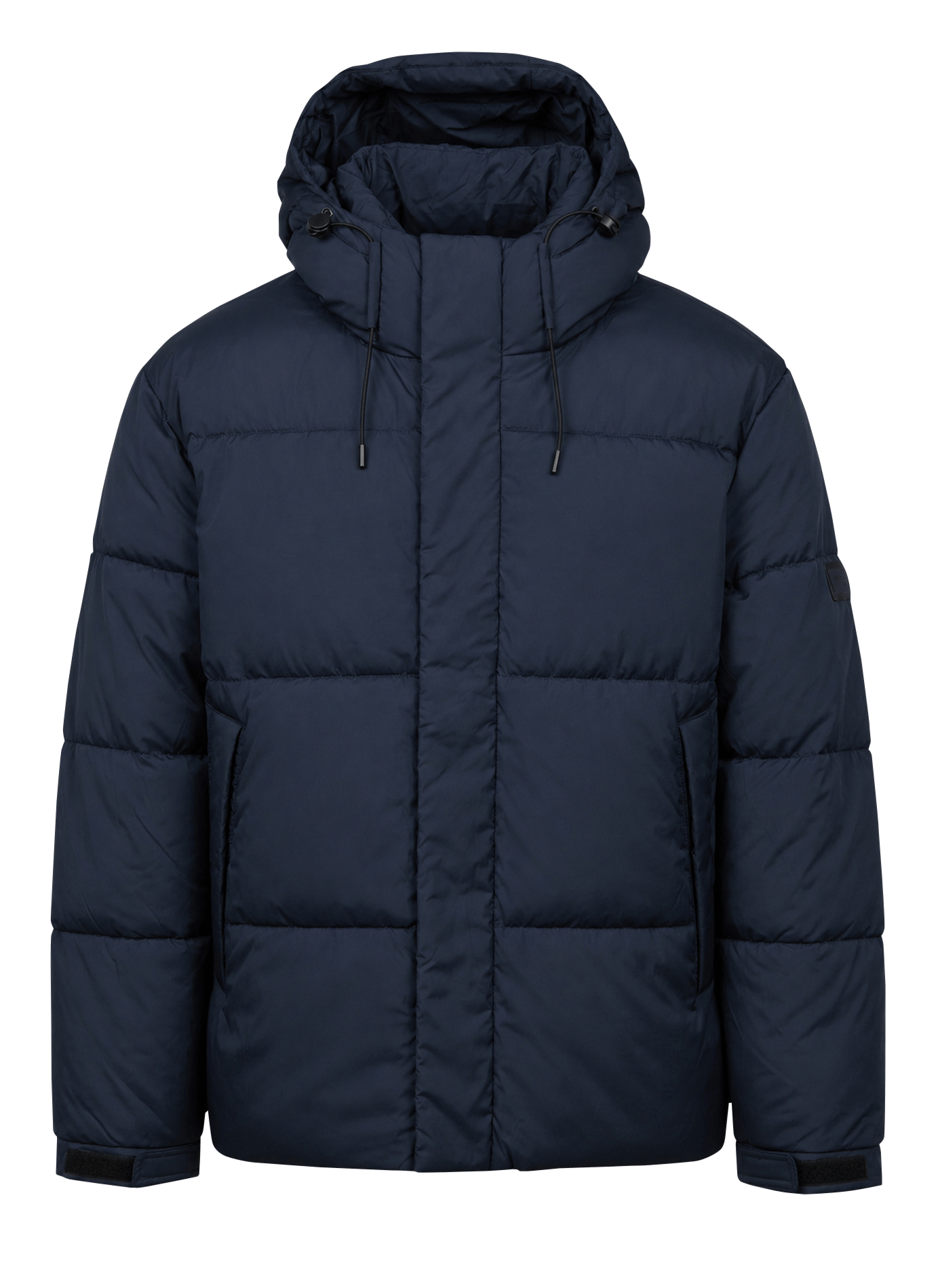 Gerade Steppjacke mit einfarbiger Kapuze PEPE JEANS