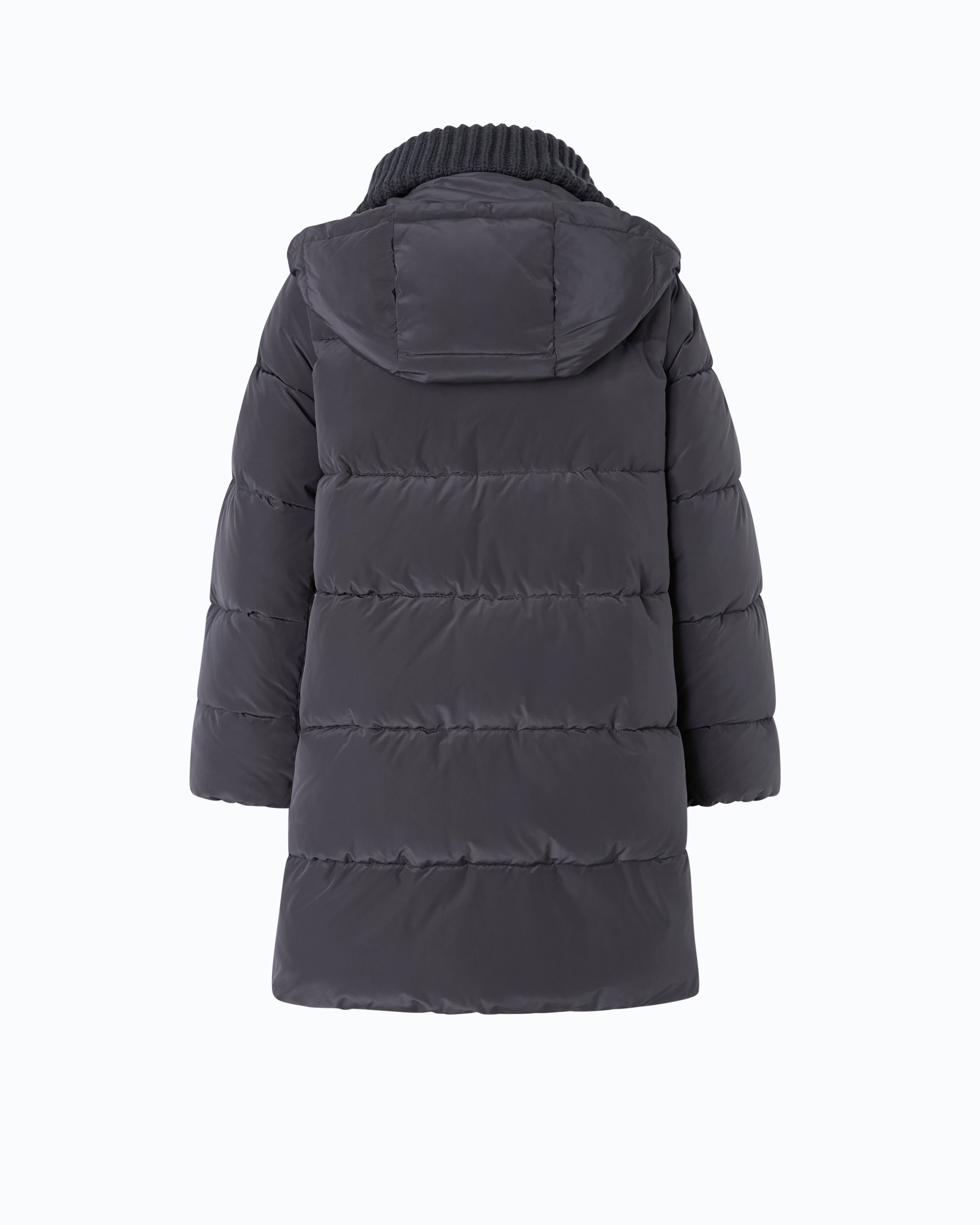 Water-repellent technical fabric puffer jacket | Black PINKO Women