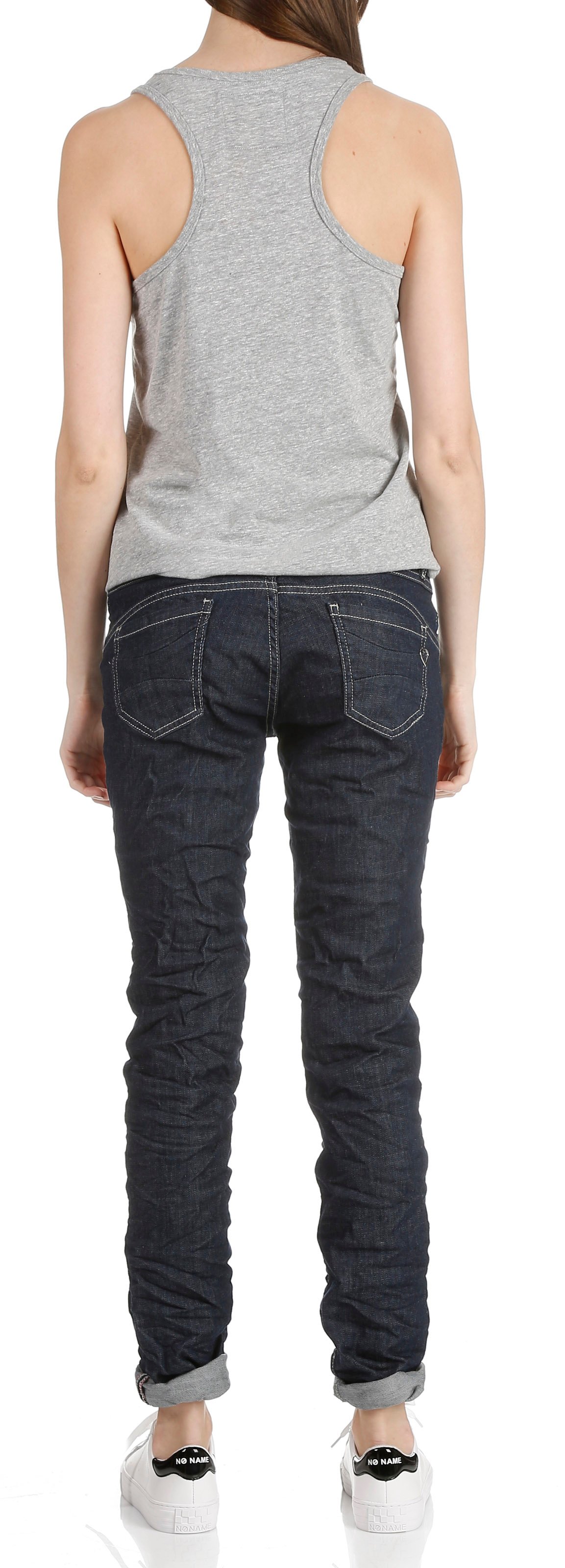 Slim-fit button-up jeans PLEASE Blue