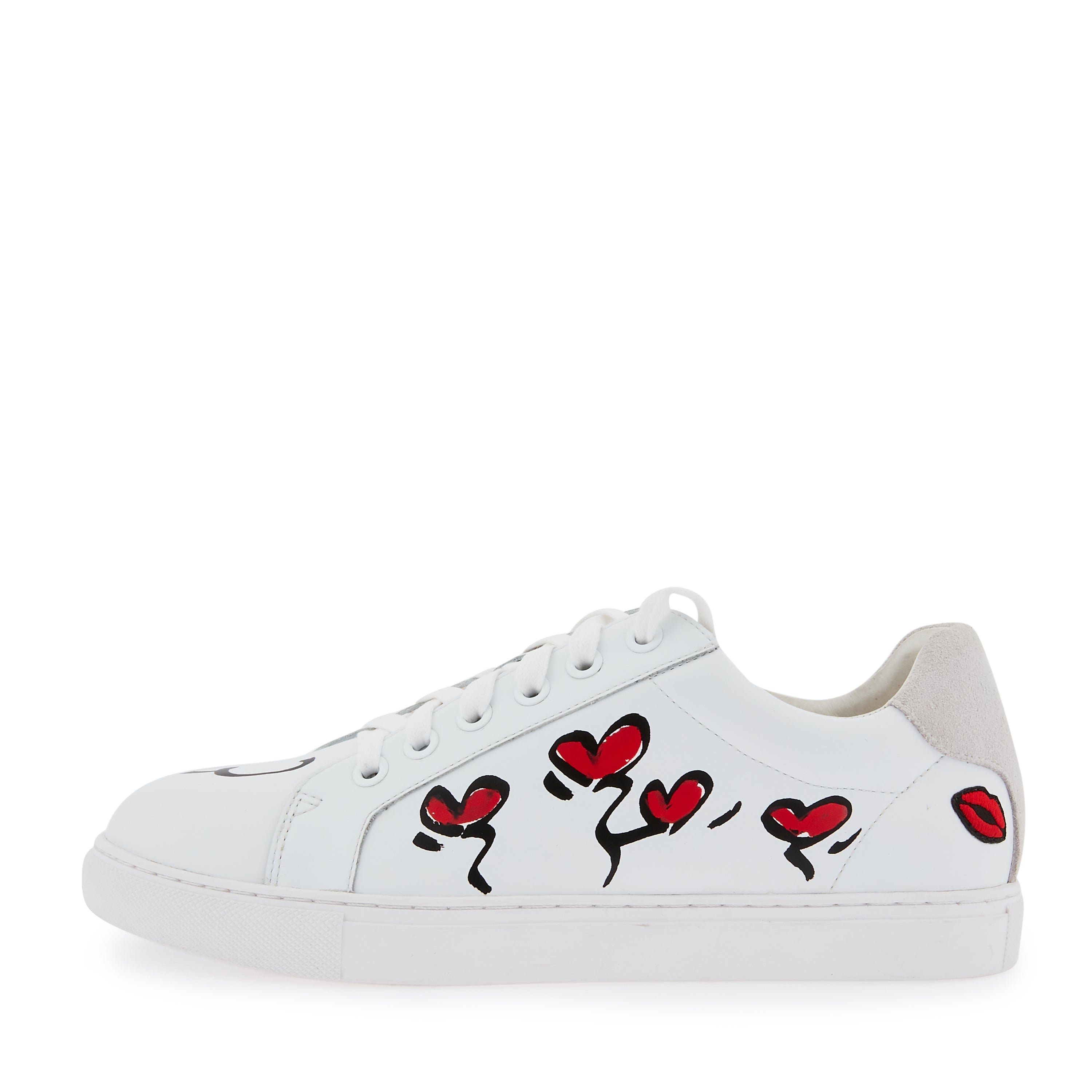 Leather sneakers BONS BAISERS PARIS White