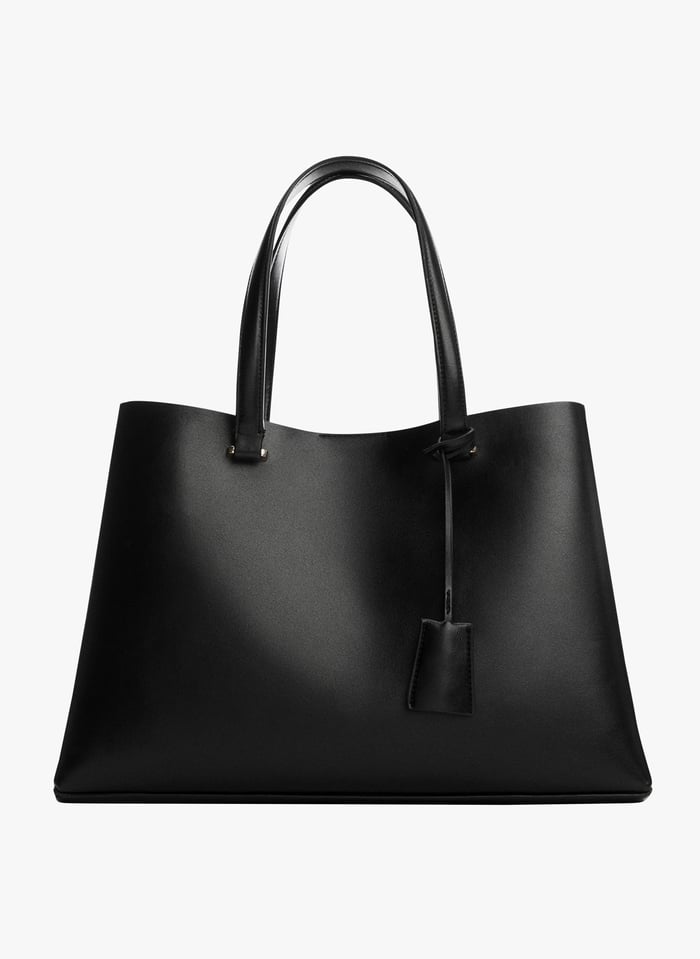 Mango pebbled tote bag sales