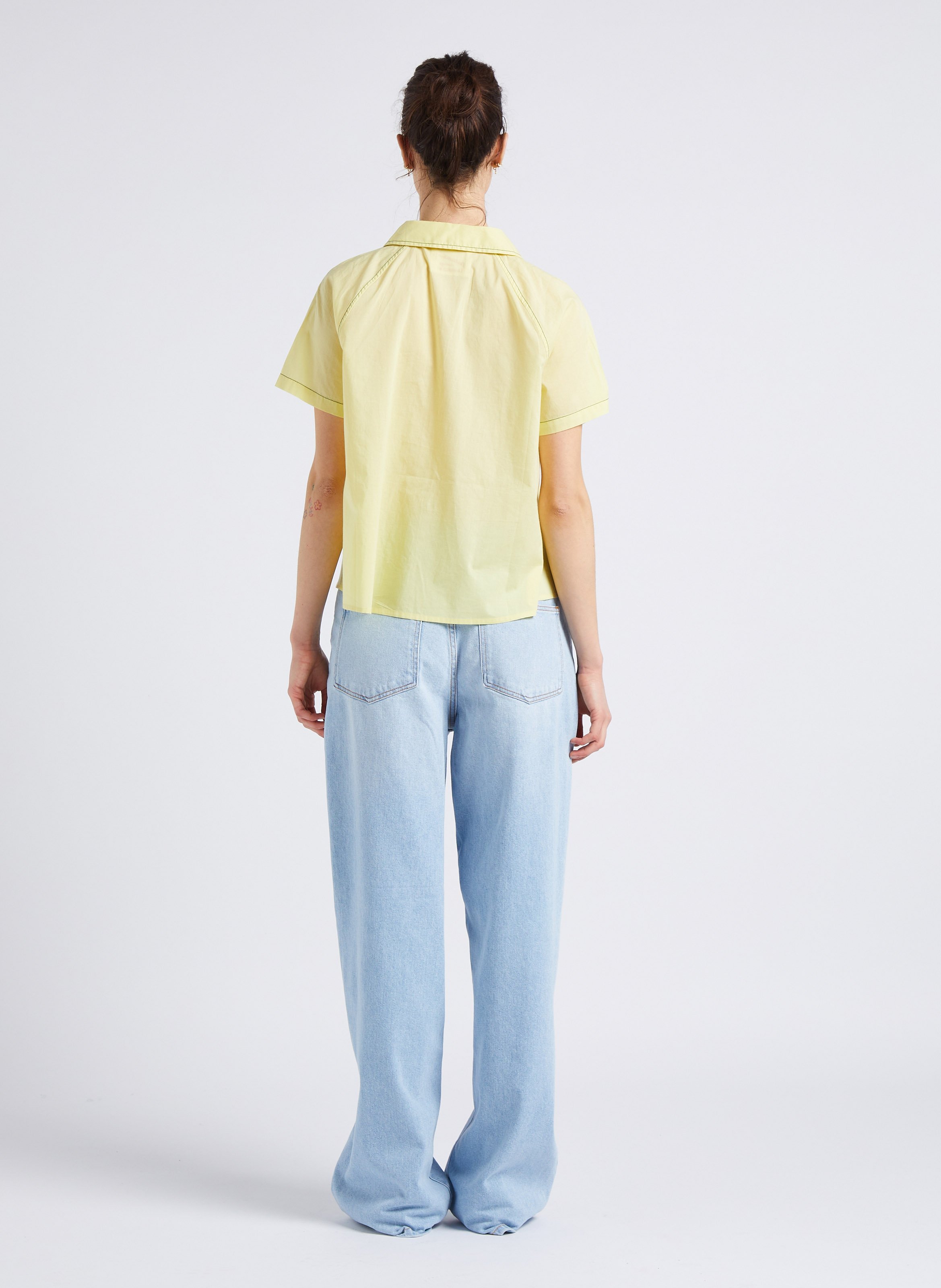 Heeled leather sandals JONAK White