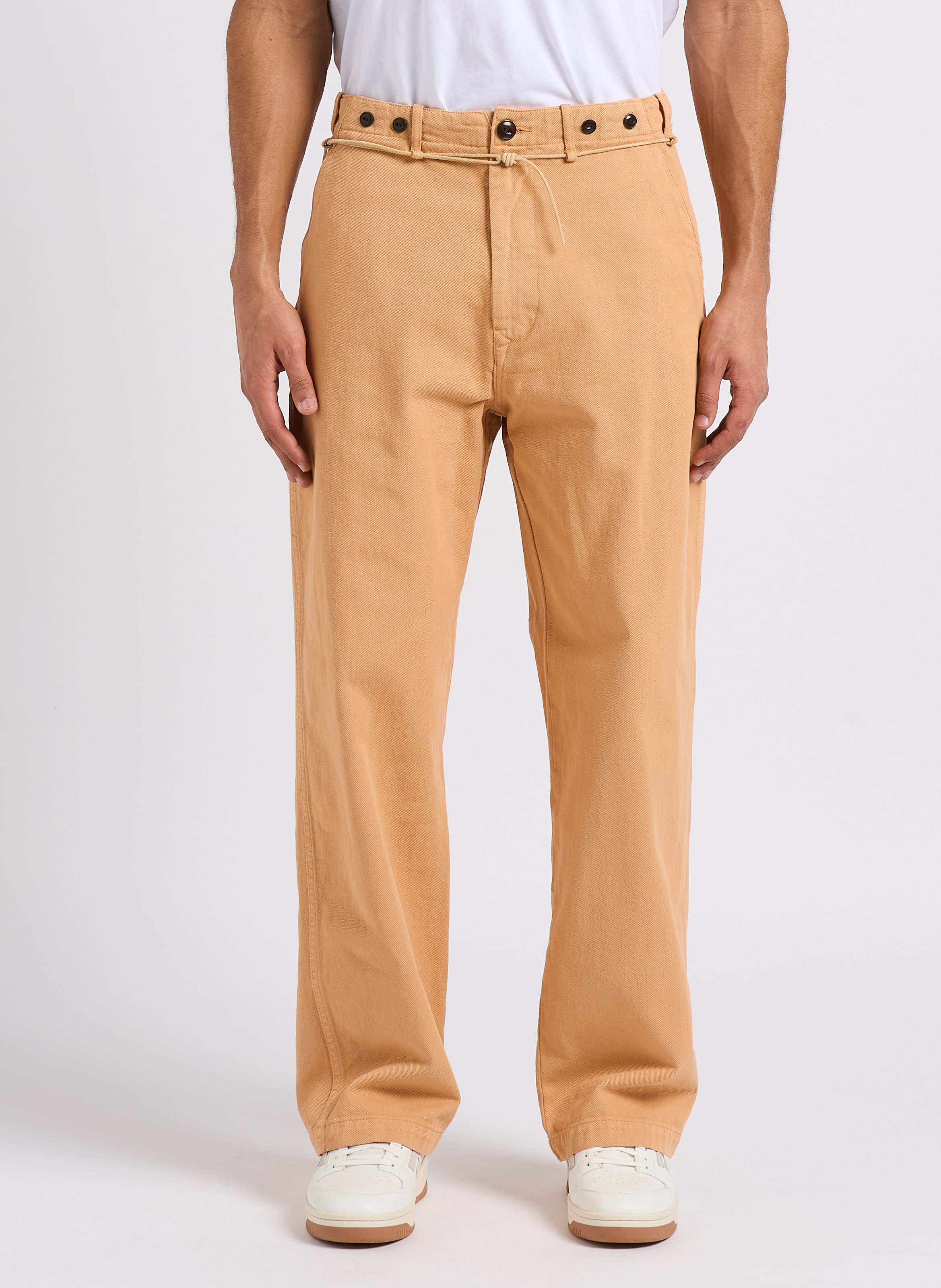 Pantalon large en coton HOMECORE Rose