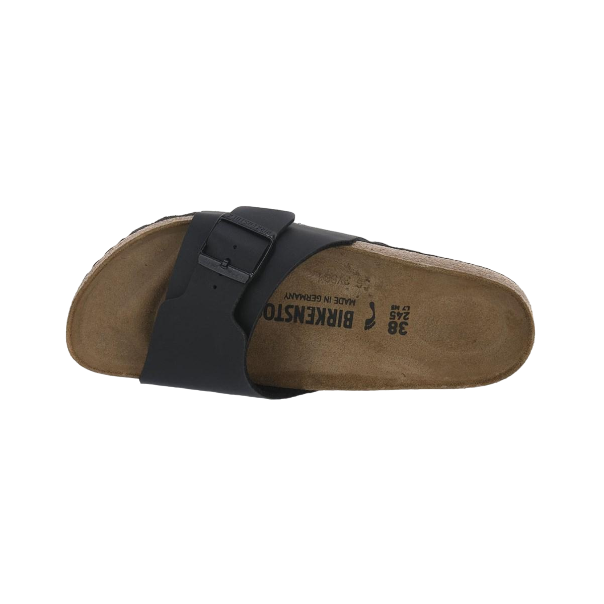 Faux leather sandals BIRKENSTOCK Black