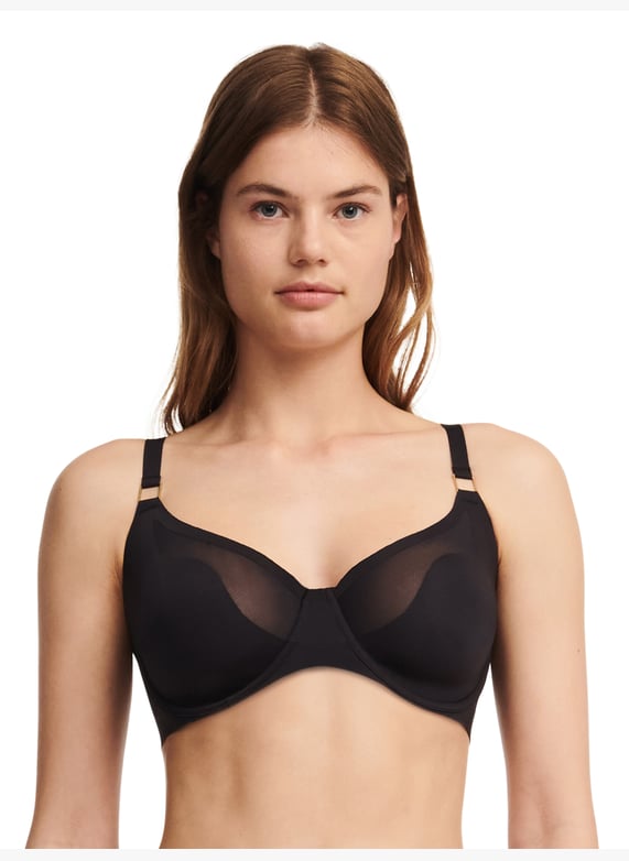 Moulded full-cup bra | Black by CHANTELLE Moulded full-cup bra Black