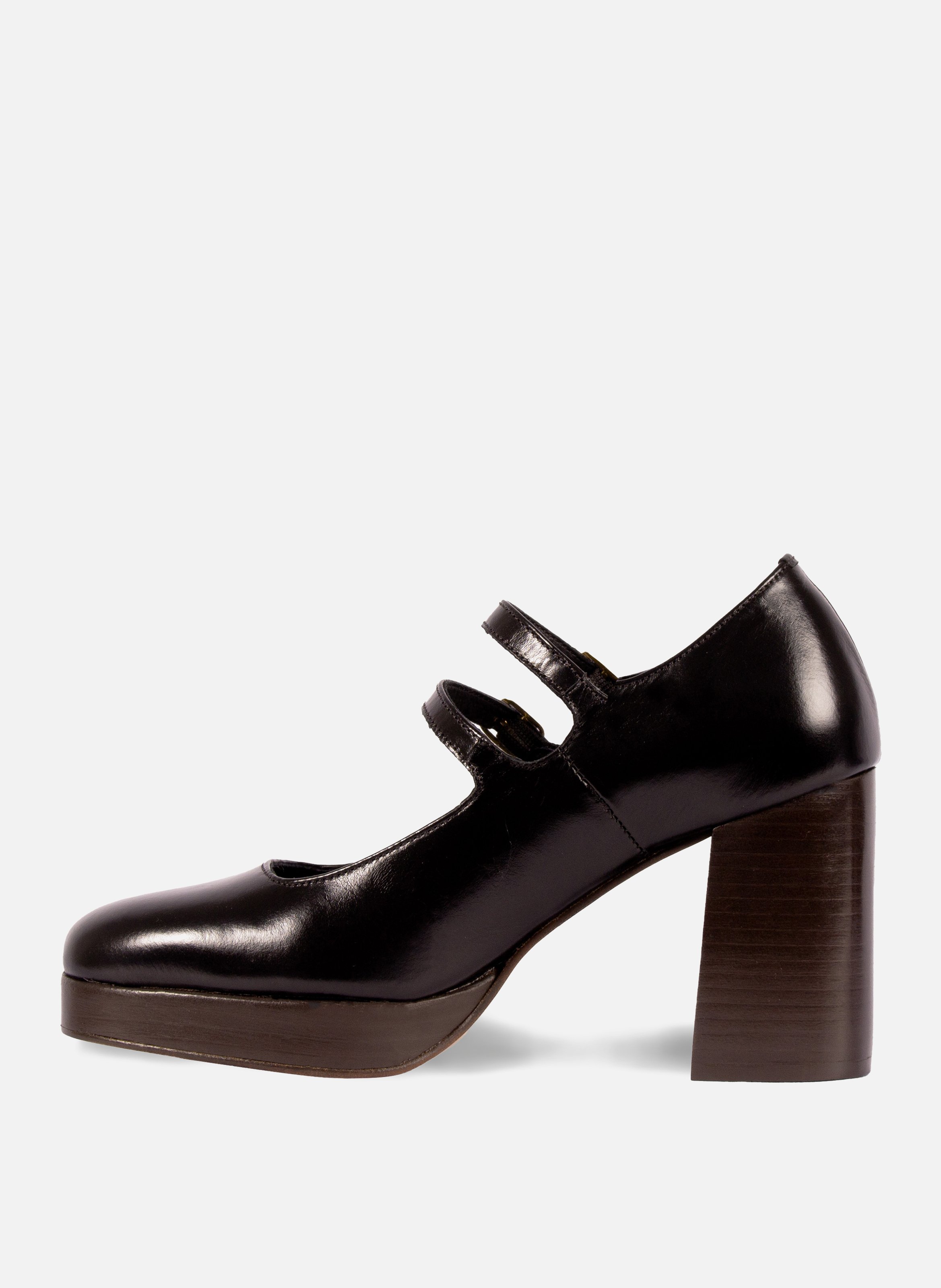 Babies leather platform JULES & JENN Black