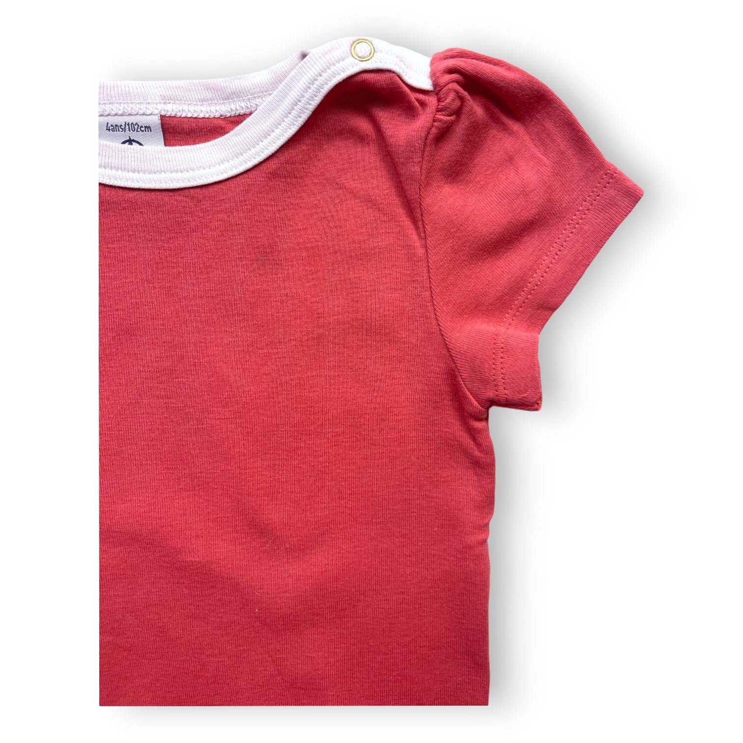 Pink kids T-shirt - 4 years PETIT BATEAU - Seconde Main Pink