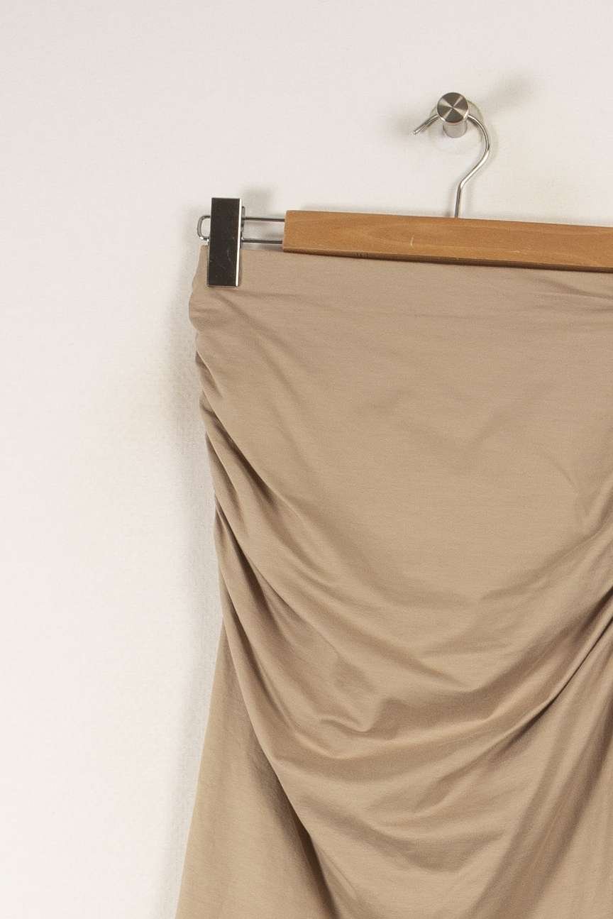 Short A-line skirt PAULE KA - Seconde main Beige