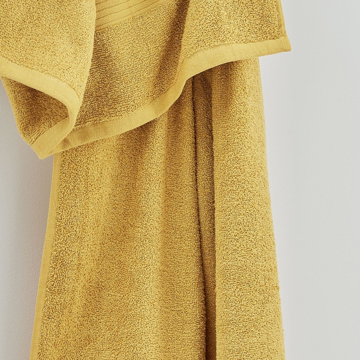 Plain cotton bath towel TODAY LINGE DE MAISON Yellow