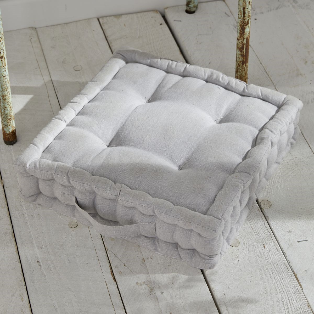 Cotton floor cushion FACTORY Grey