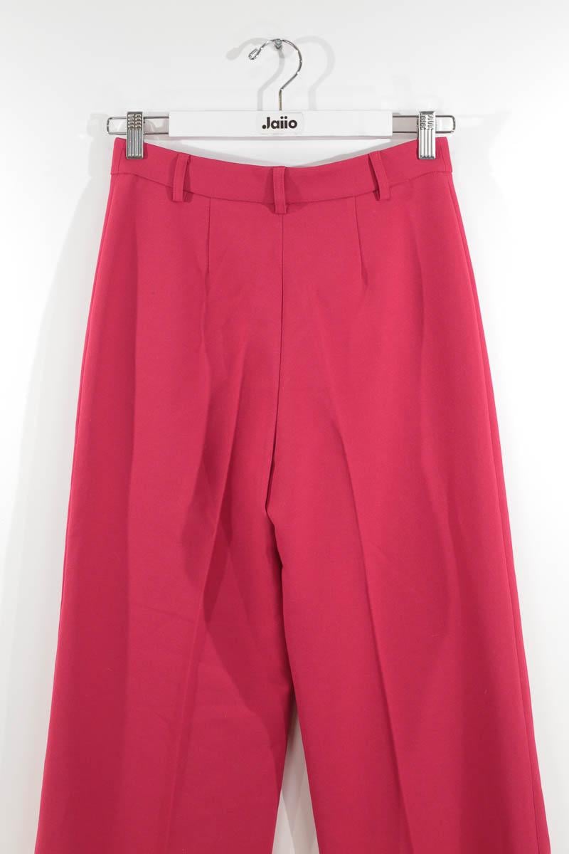 Pantalon large rouge MODETROTTER - Seconde Main Rouge