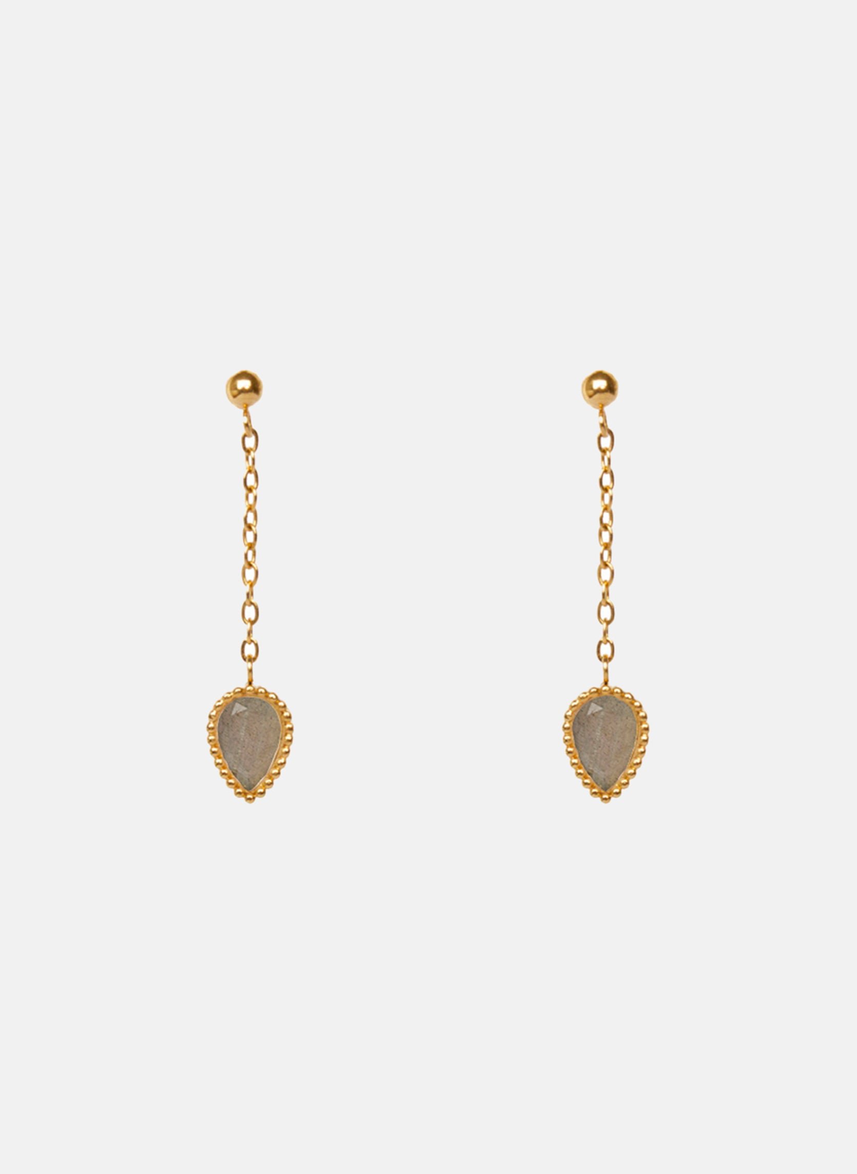 HEPA - Stainless steel earrings for pierced ears AEC Paris Grey