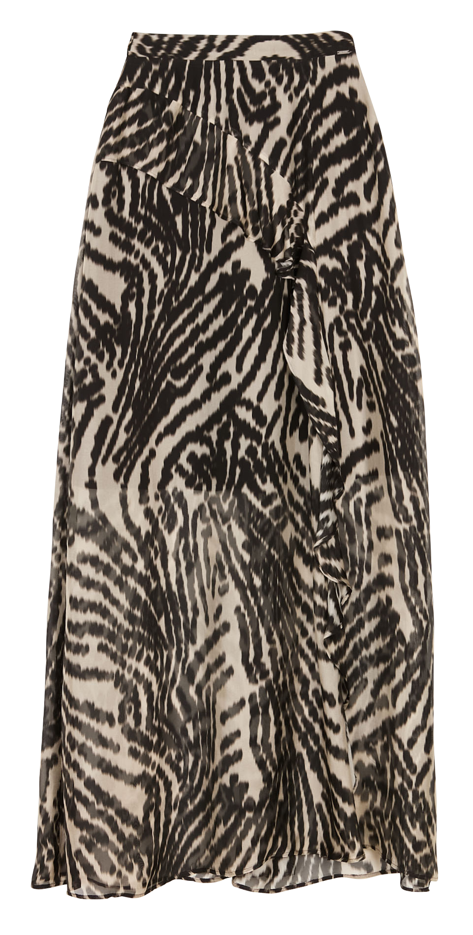 Long A-line skirt IKKS Black