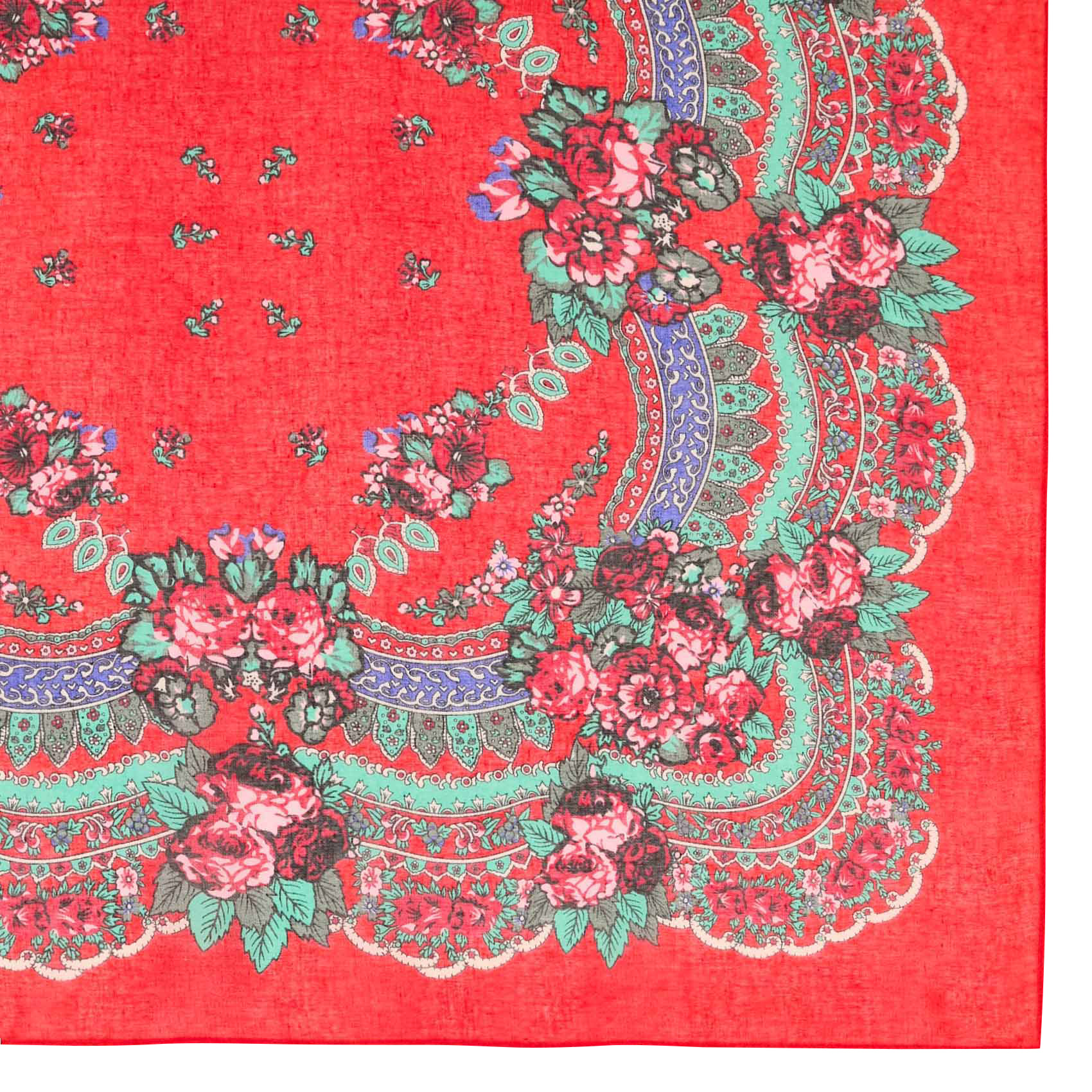 Foulard imprimé fleuri I CODE Rouge