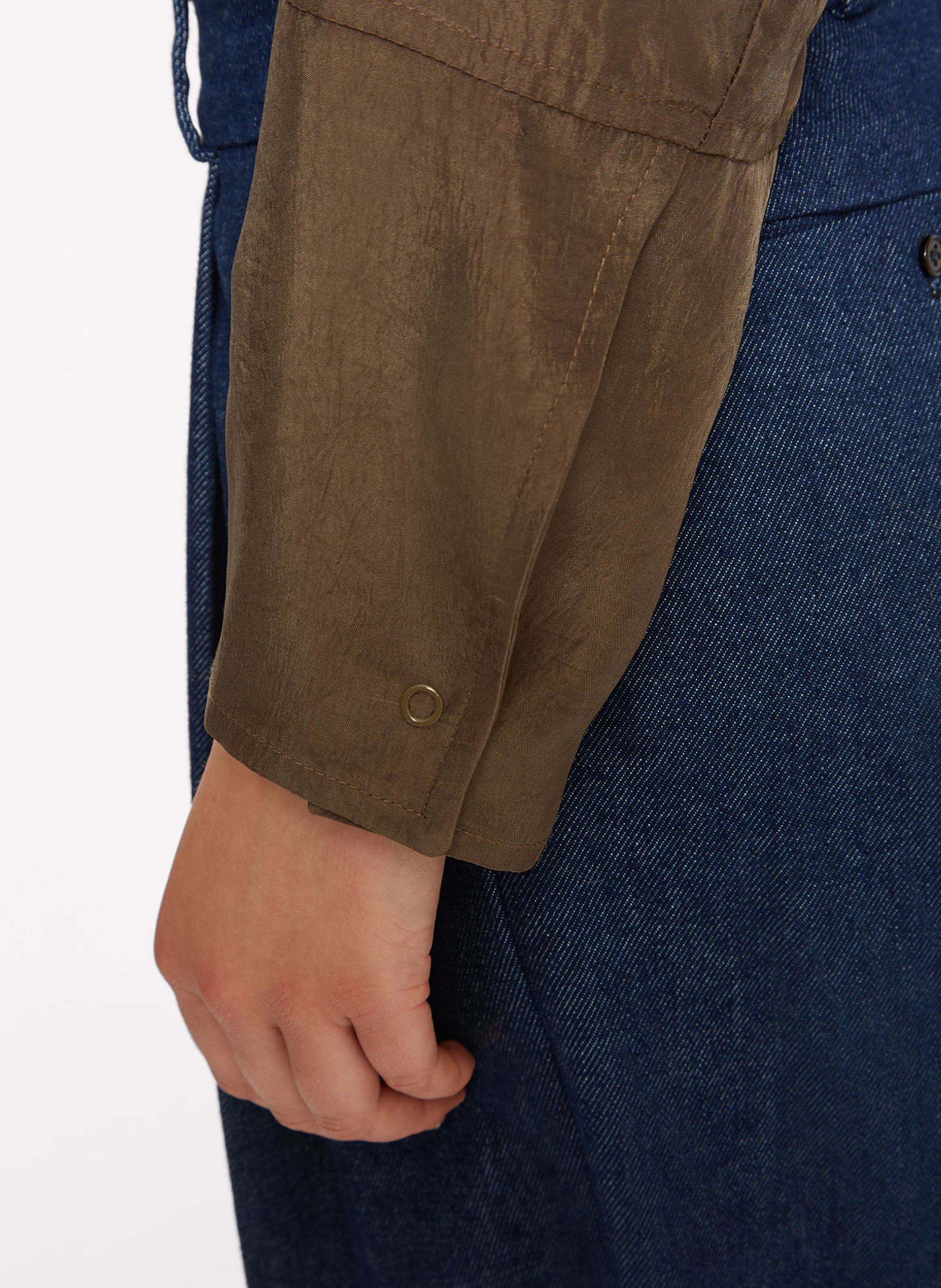 Chemise ample col classique  ROSEANNA Marron