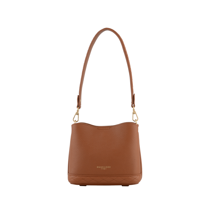 Satchel - cowhide leather POURCHET
