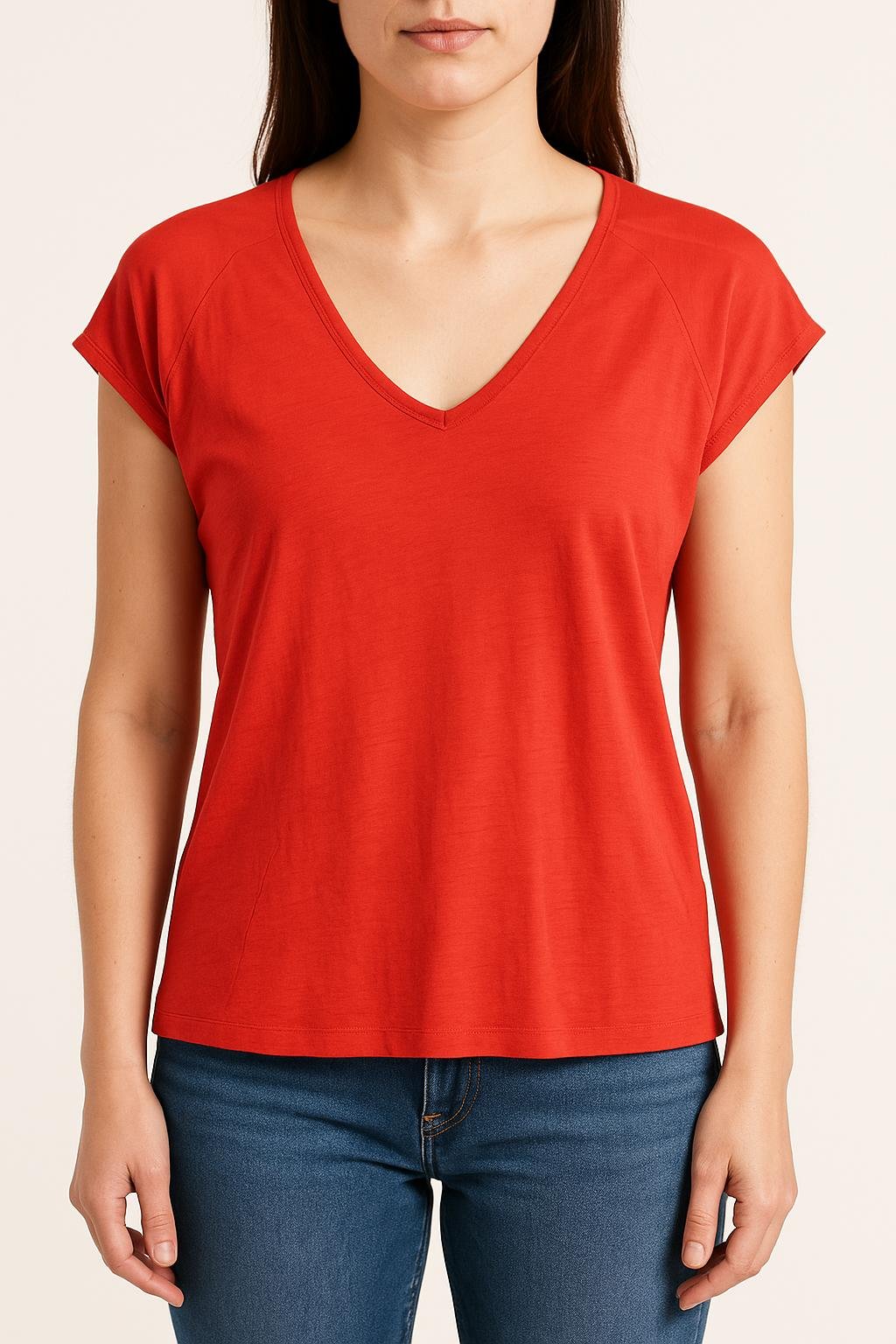 Tommy Badge T-shirt COMPTOIR DES COTONNIERS - Seconde main Red