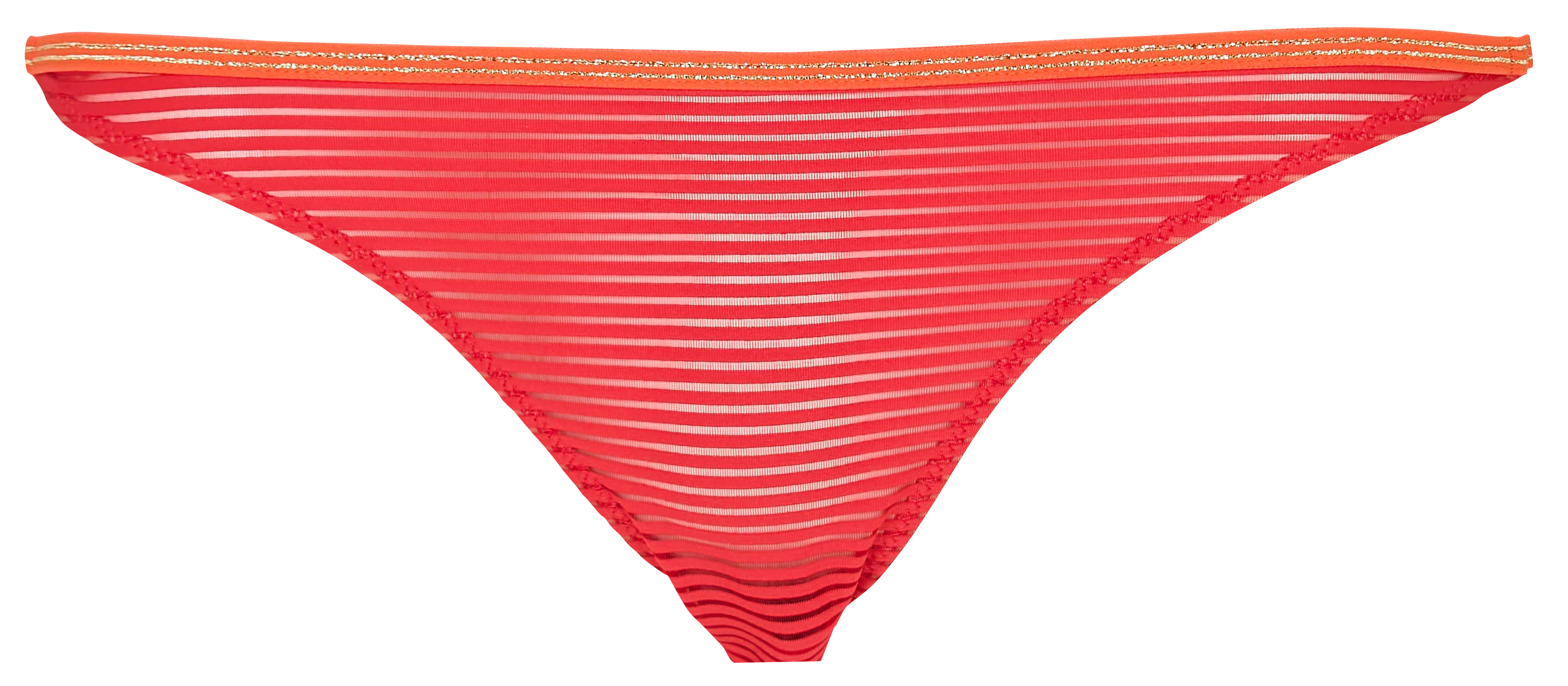 Culotte rayée LA NOUVELLE Orange