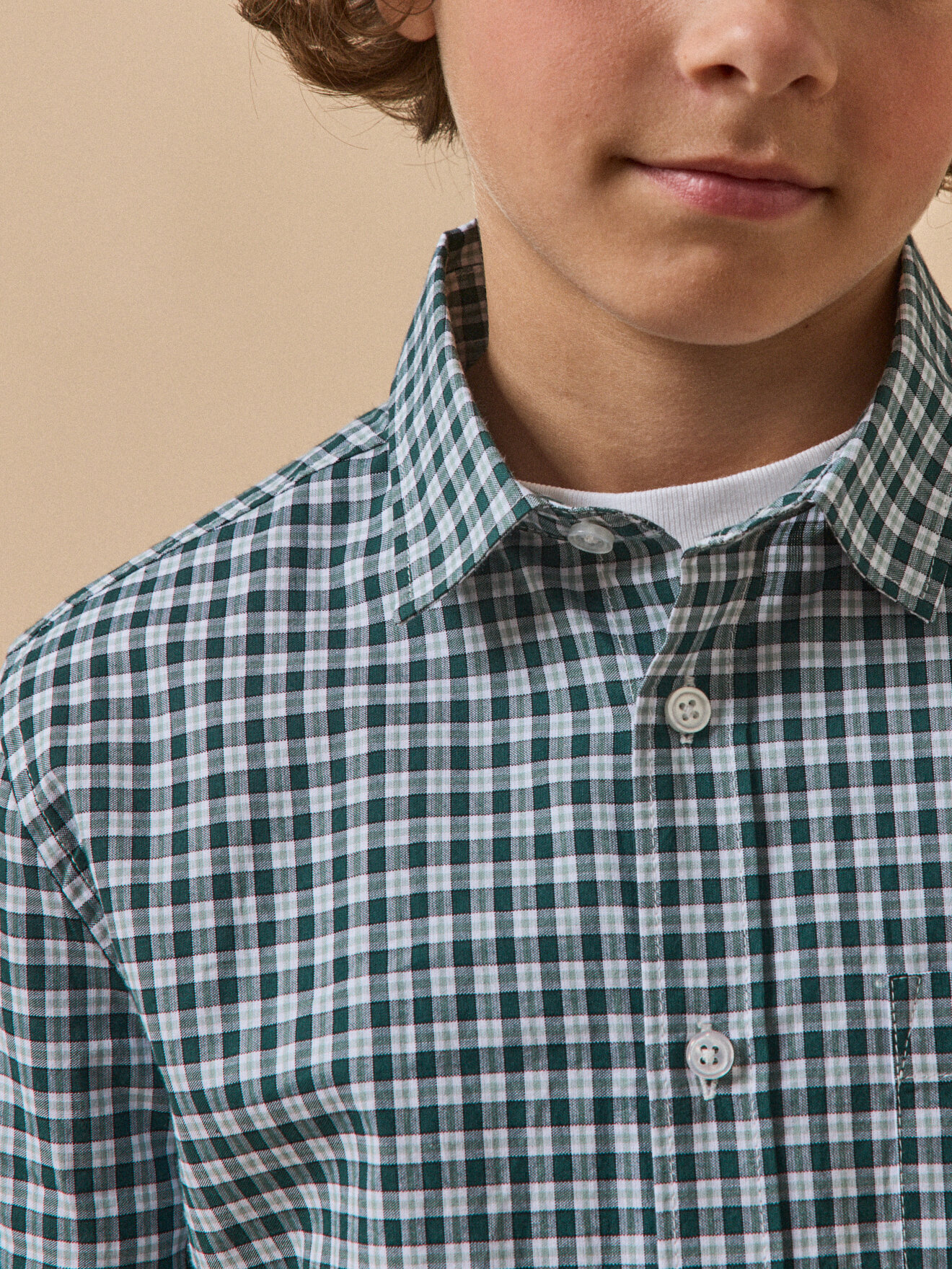 Bead-embroidered dress CYRILLUS Green