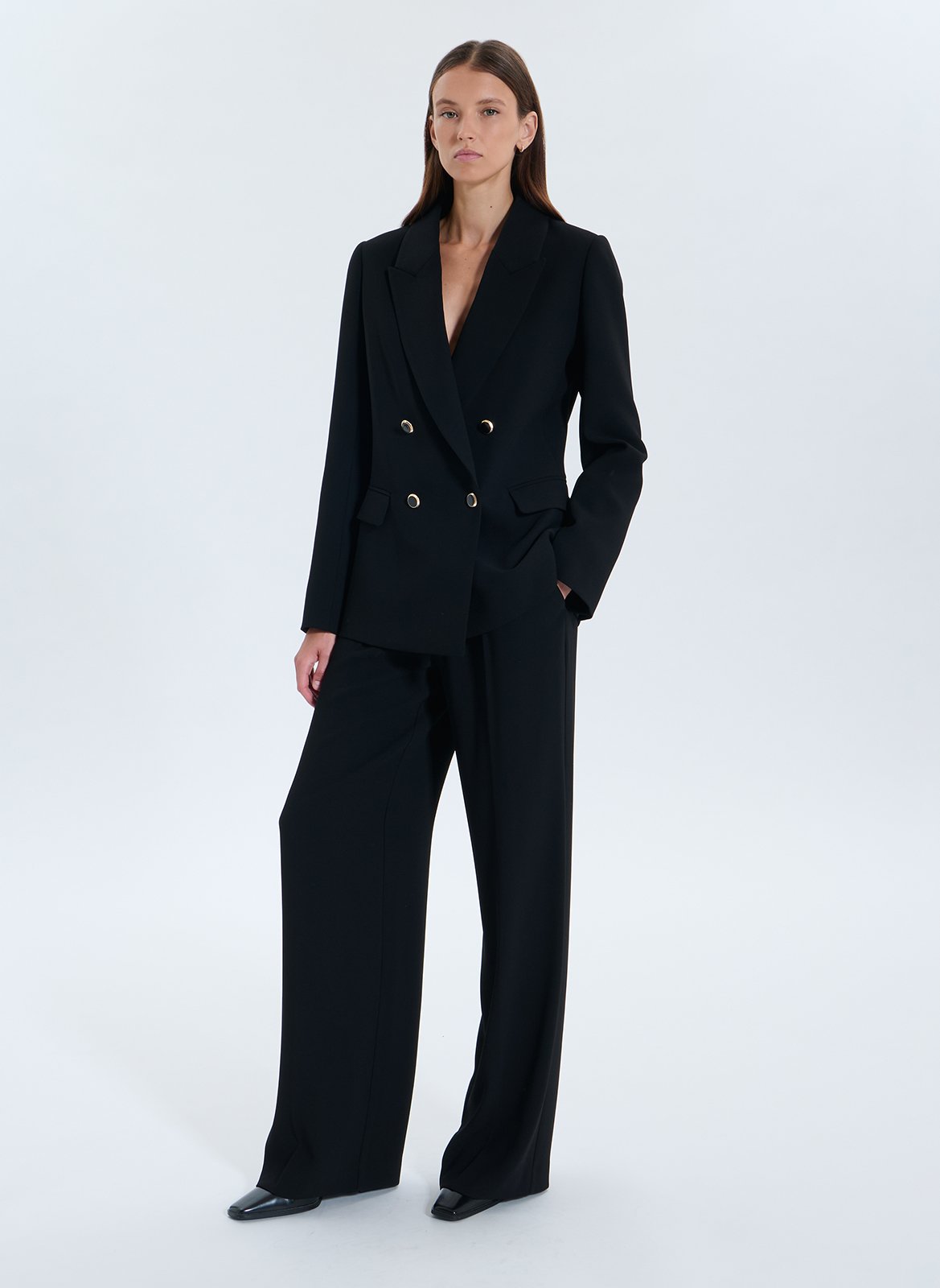 Straight suit jacket ZAPA Black