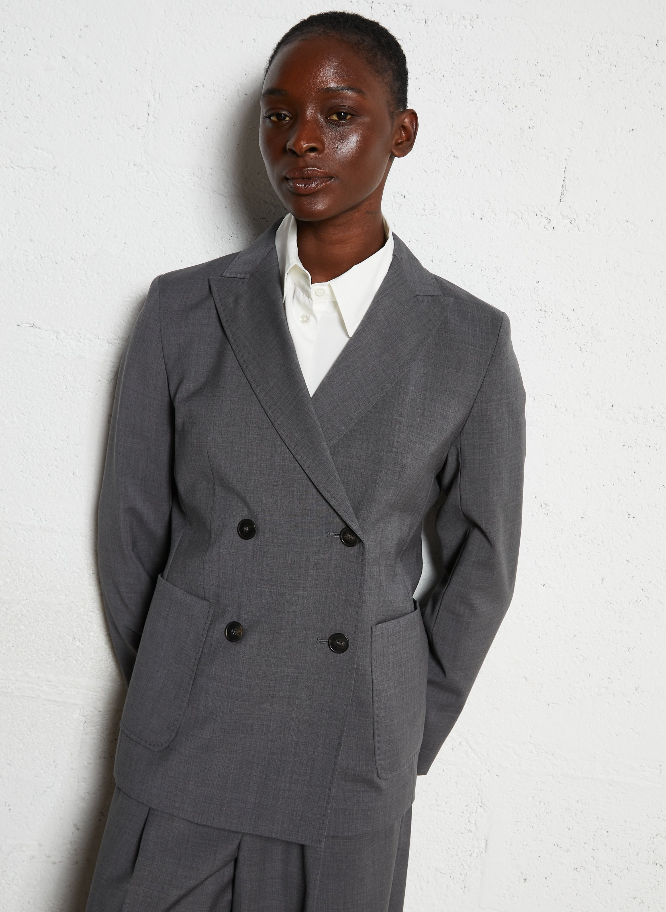 Dala suit jacket MAX MARA WEEK END Silver