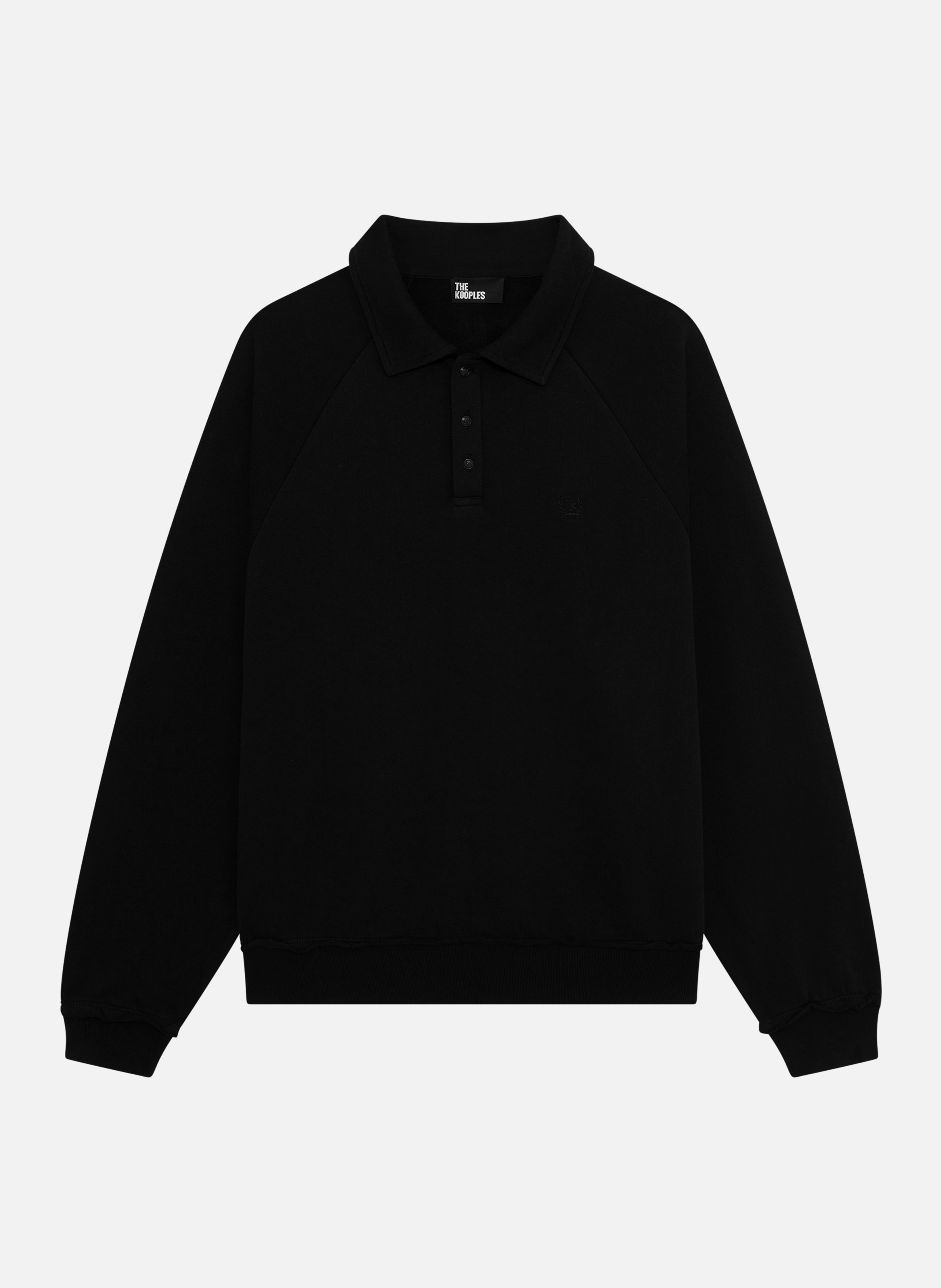 Polo collar sweatshirt THE KOOPLES Black