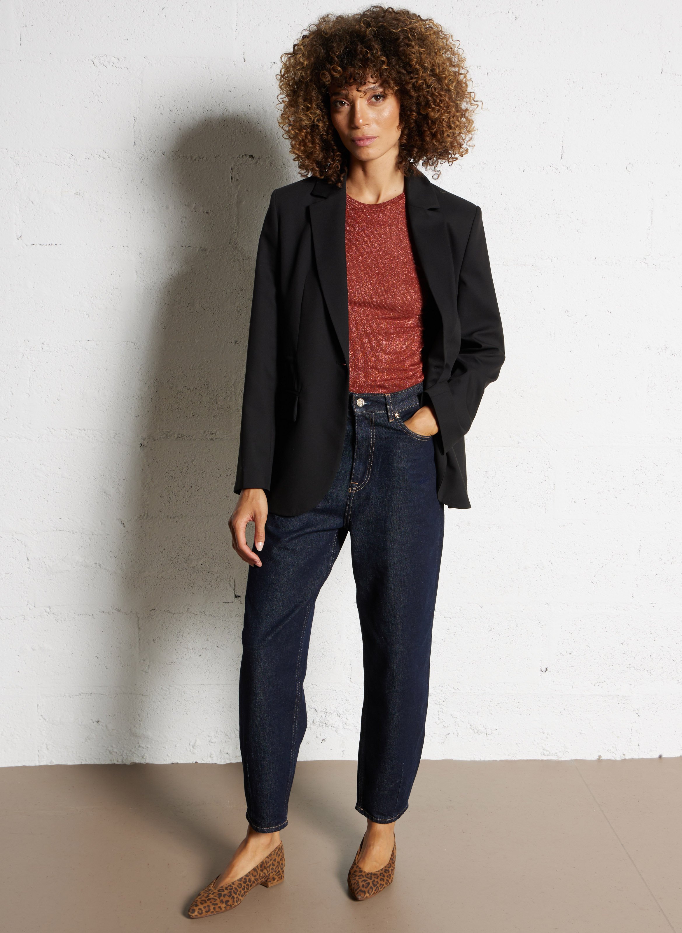 Ballerines en cuir velours imprimé MELLOW YELLOW Multicolore