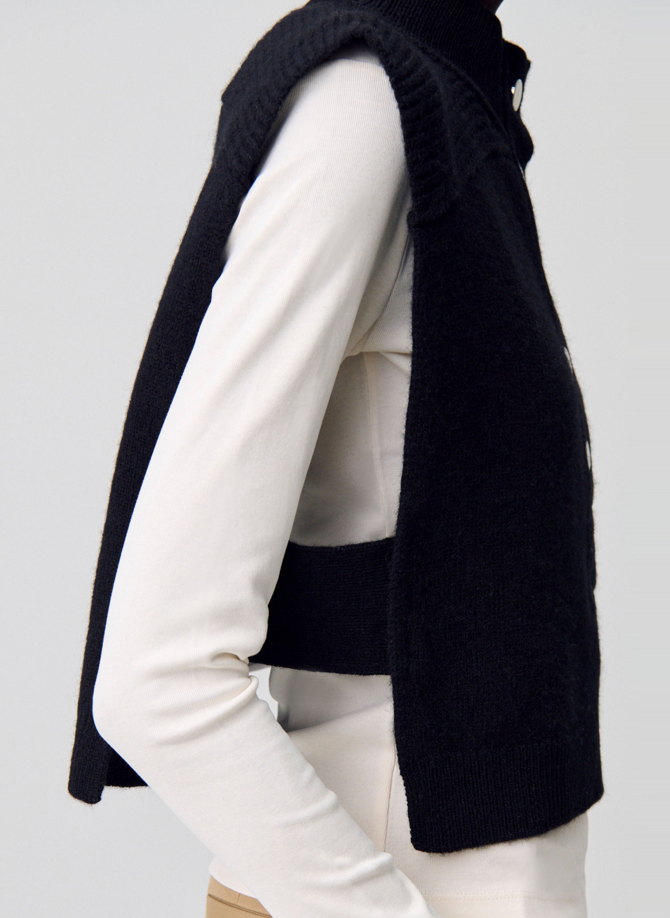 Pull col montant en laine  CLAUDIE PIERLOT Noir