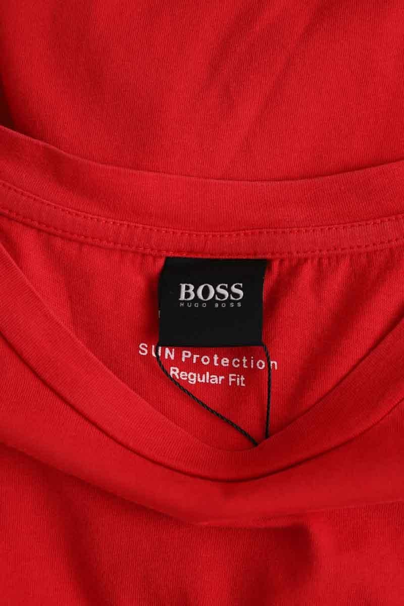 Cotton T-shirt BOSS - SECONDE MAIN Red