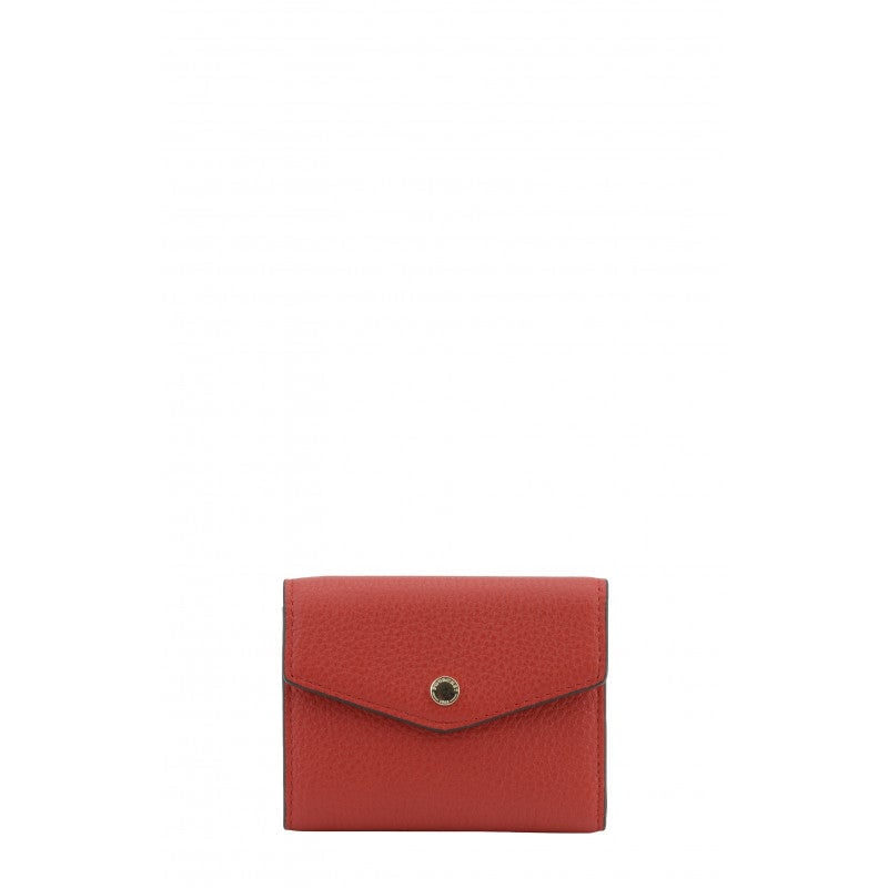 Porte-monnaie - cuir de veau POURCHET Rouge