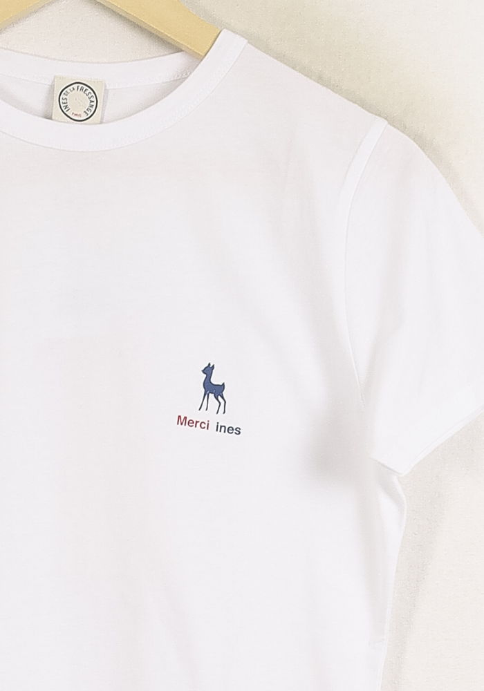 Tommy Badge T-shirt INES DE LA FRESSANGE - Seconde main White