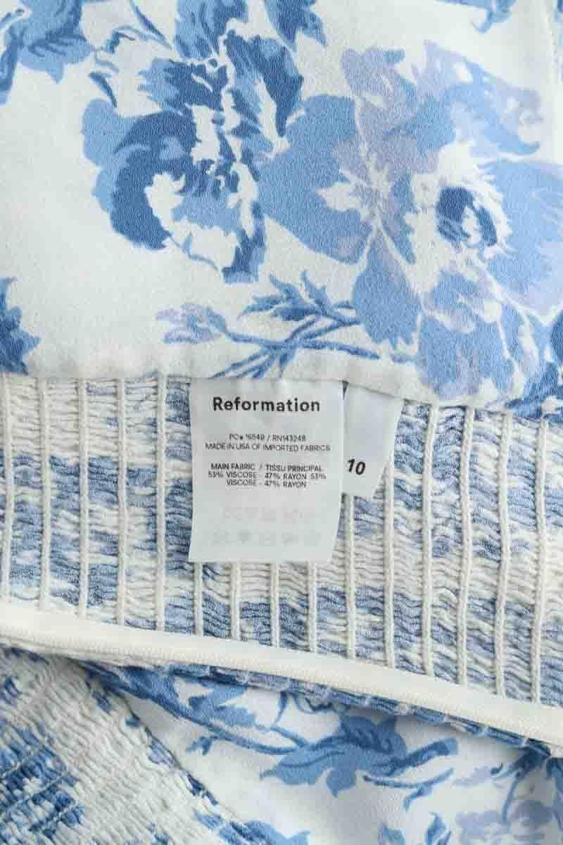 Azawood sleeveless top REFORMATION - Seconde Main Blue