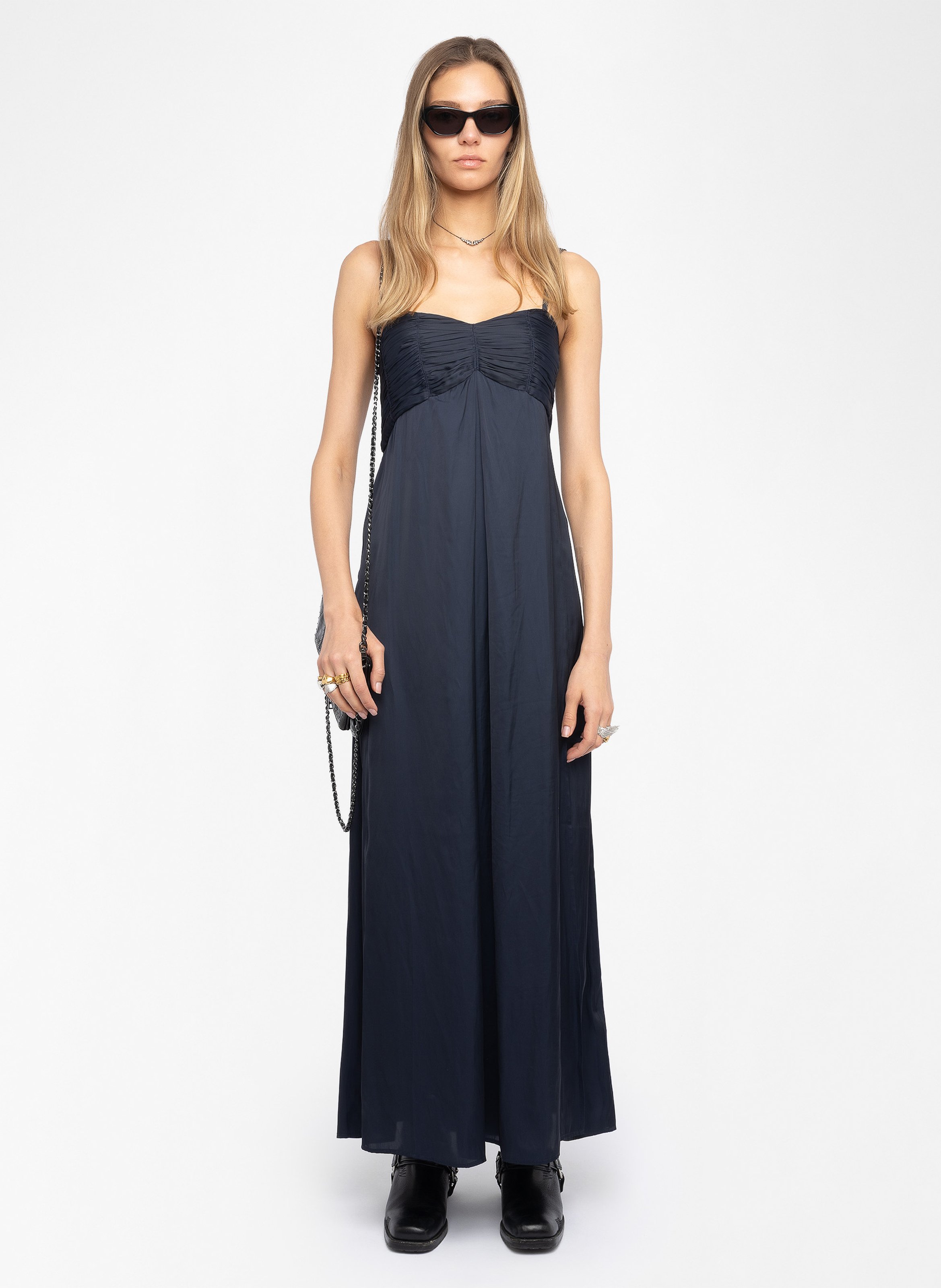 Robe longue ample fluide ZADIG&VOLTAIRE Bleu