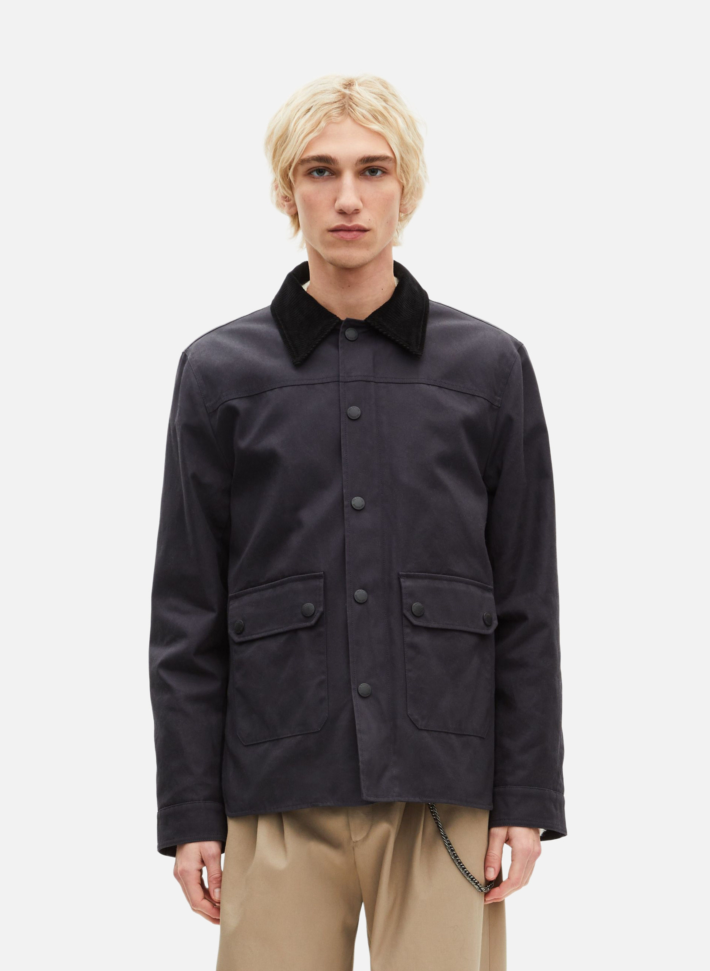 Cotton jacket THE KOOPLES Blue