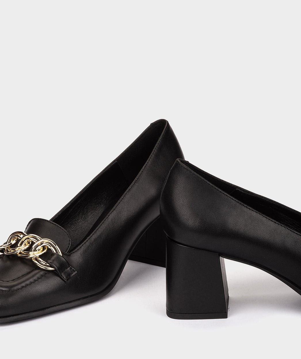 Black leather pumps PEDRO MIRALLES Black