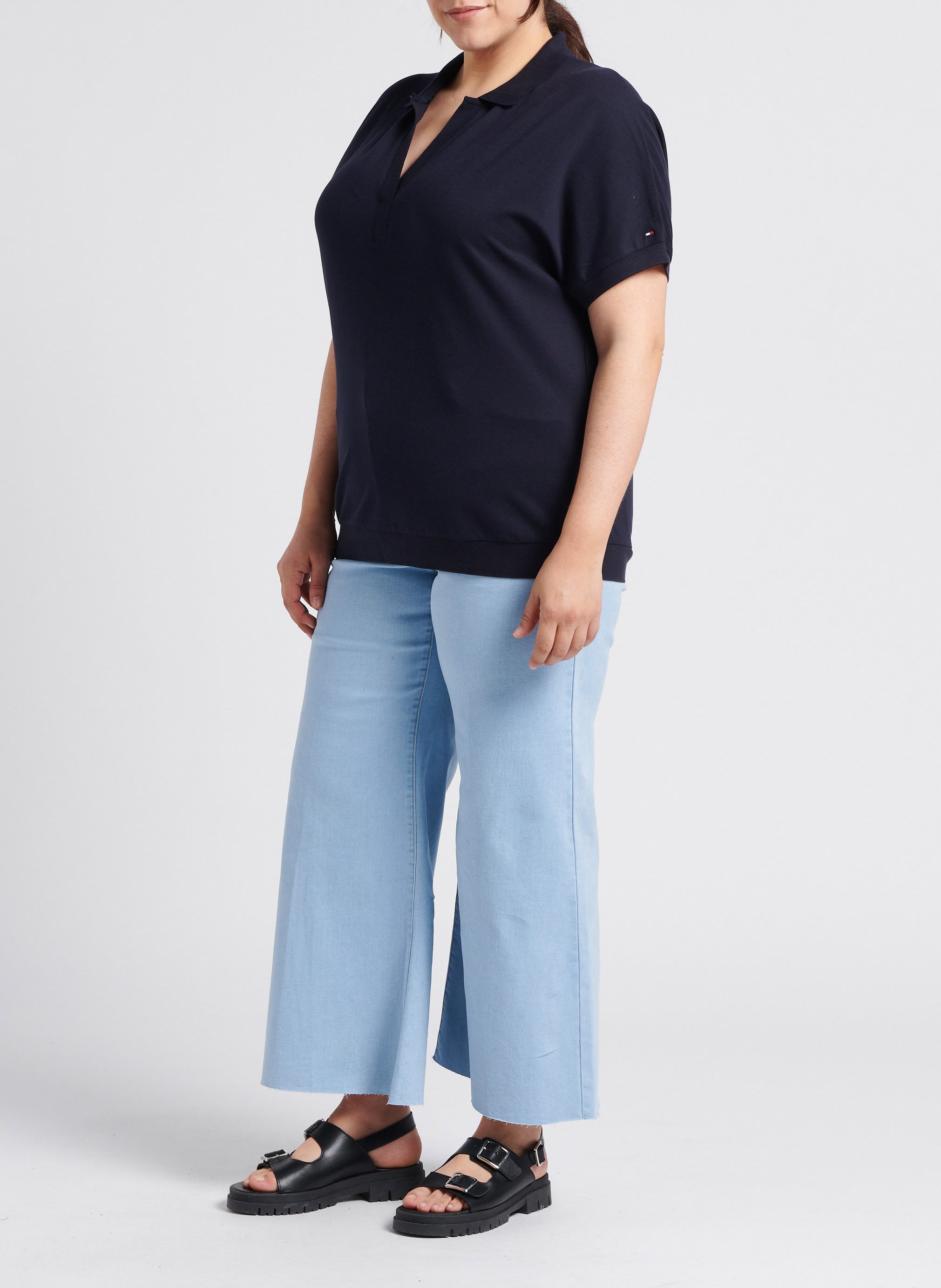 Pantalon droit uni EVOKED Noir