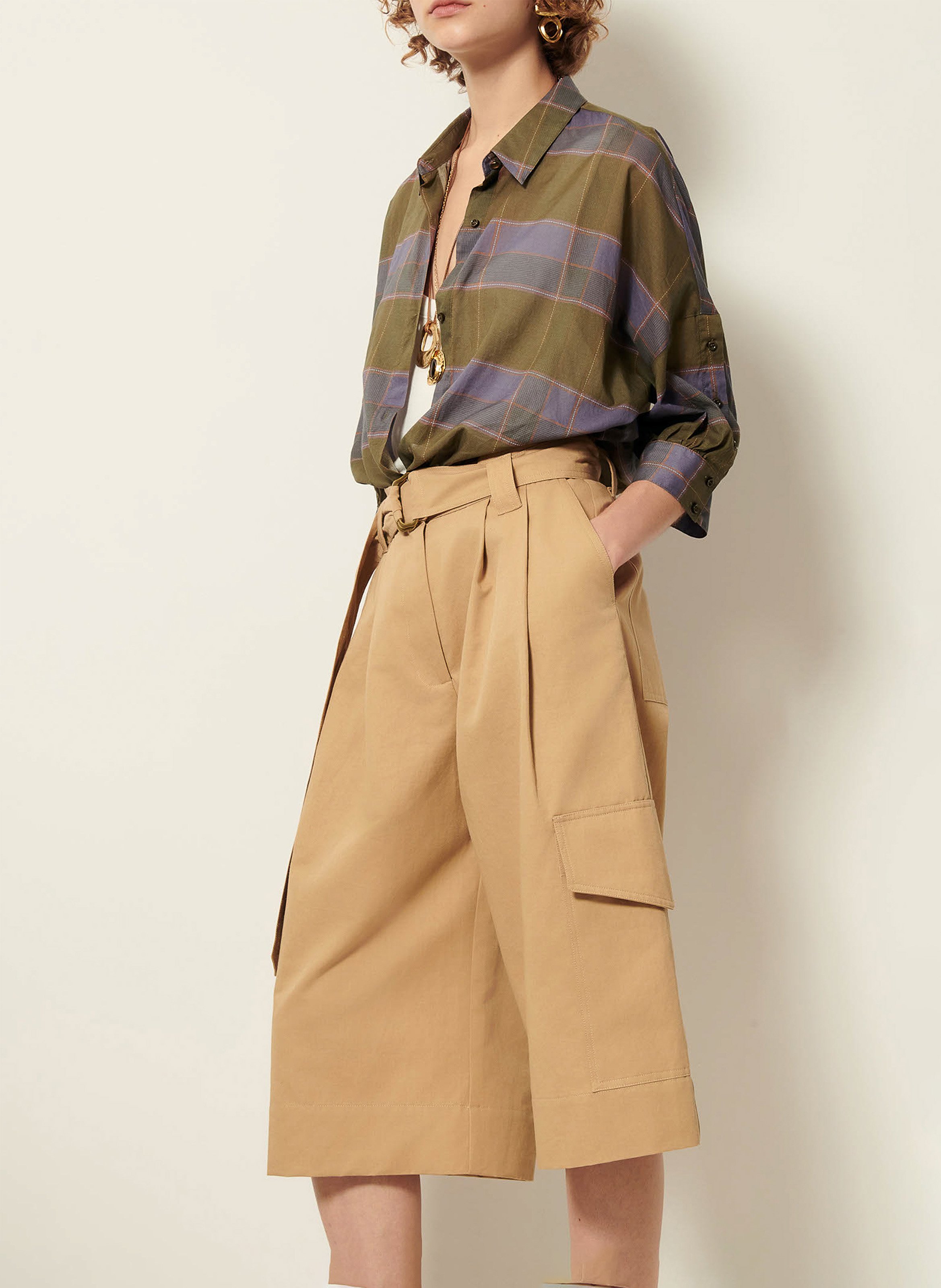 Blouse met klassieke kraag SESSUN Veelkleurig